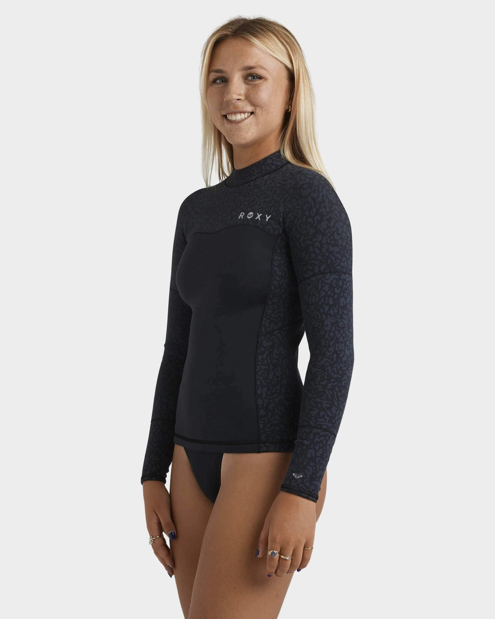 Womens 1mm Swell Long Sleeve Wetsuit Top - Image 2