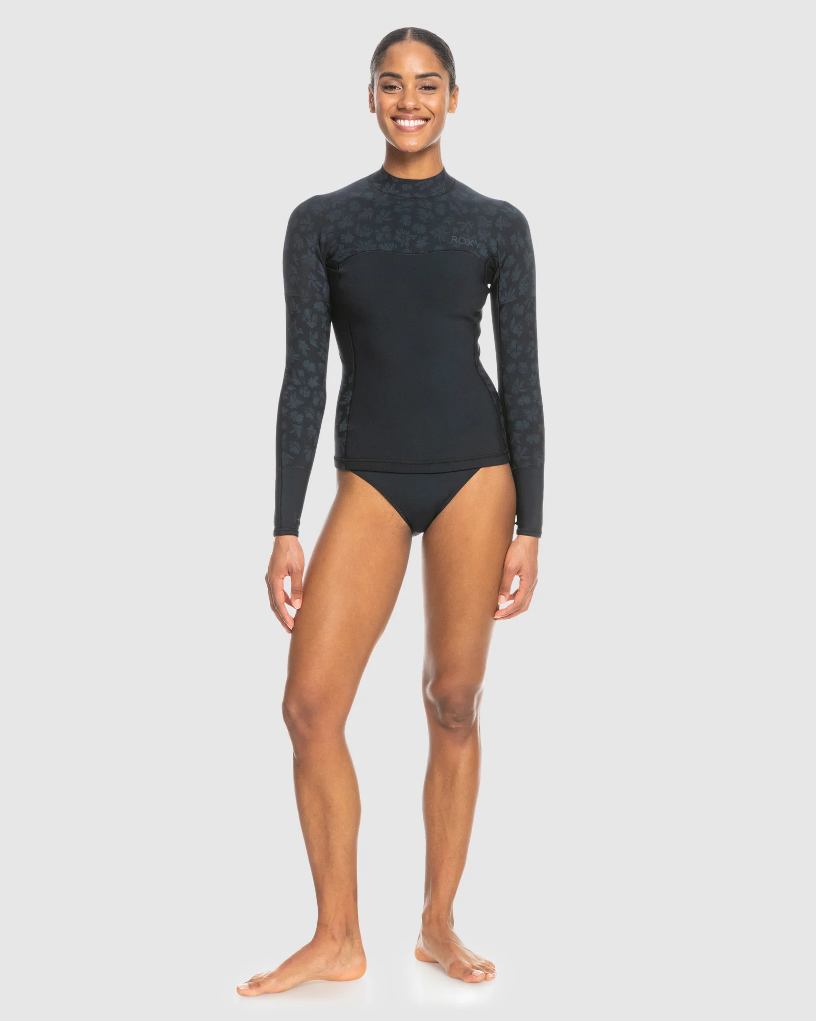 Womens 1mm Swell Series 2022 Long Sleeve Wetsuit Top - Image 5