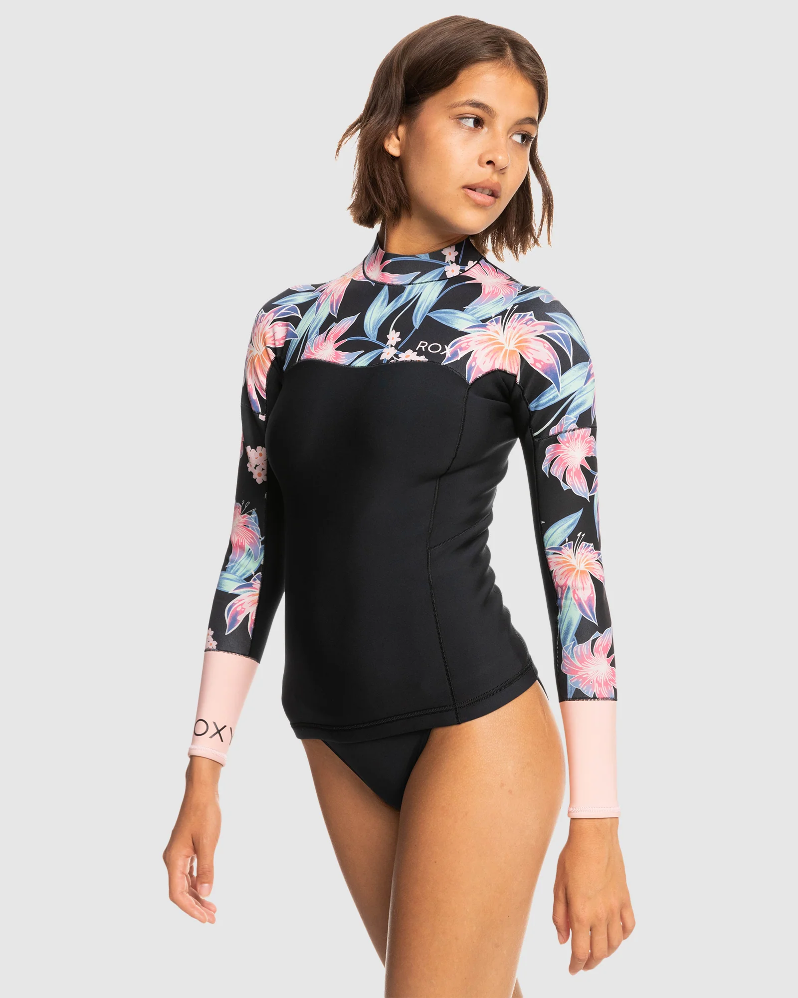 Womens 1mm Swell Series 2022 Long Sleeve Wetsuit Top - Image 2