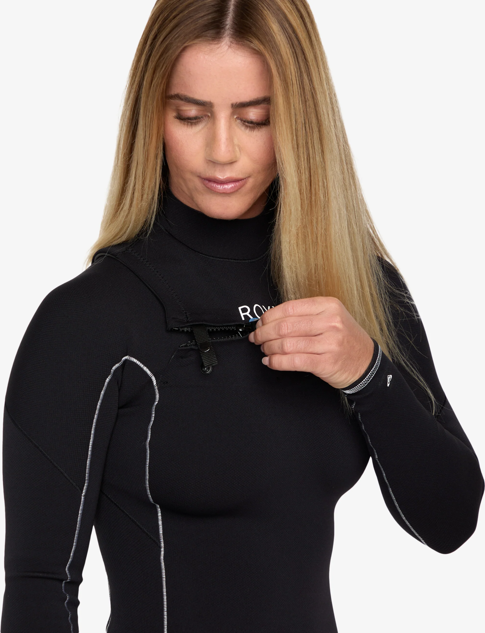 Womens 1.5mm Elite Xtra Stretch Cheeky Long sleeve Springsuit - Image 3