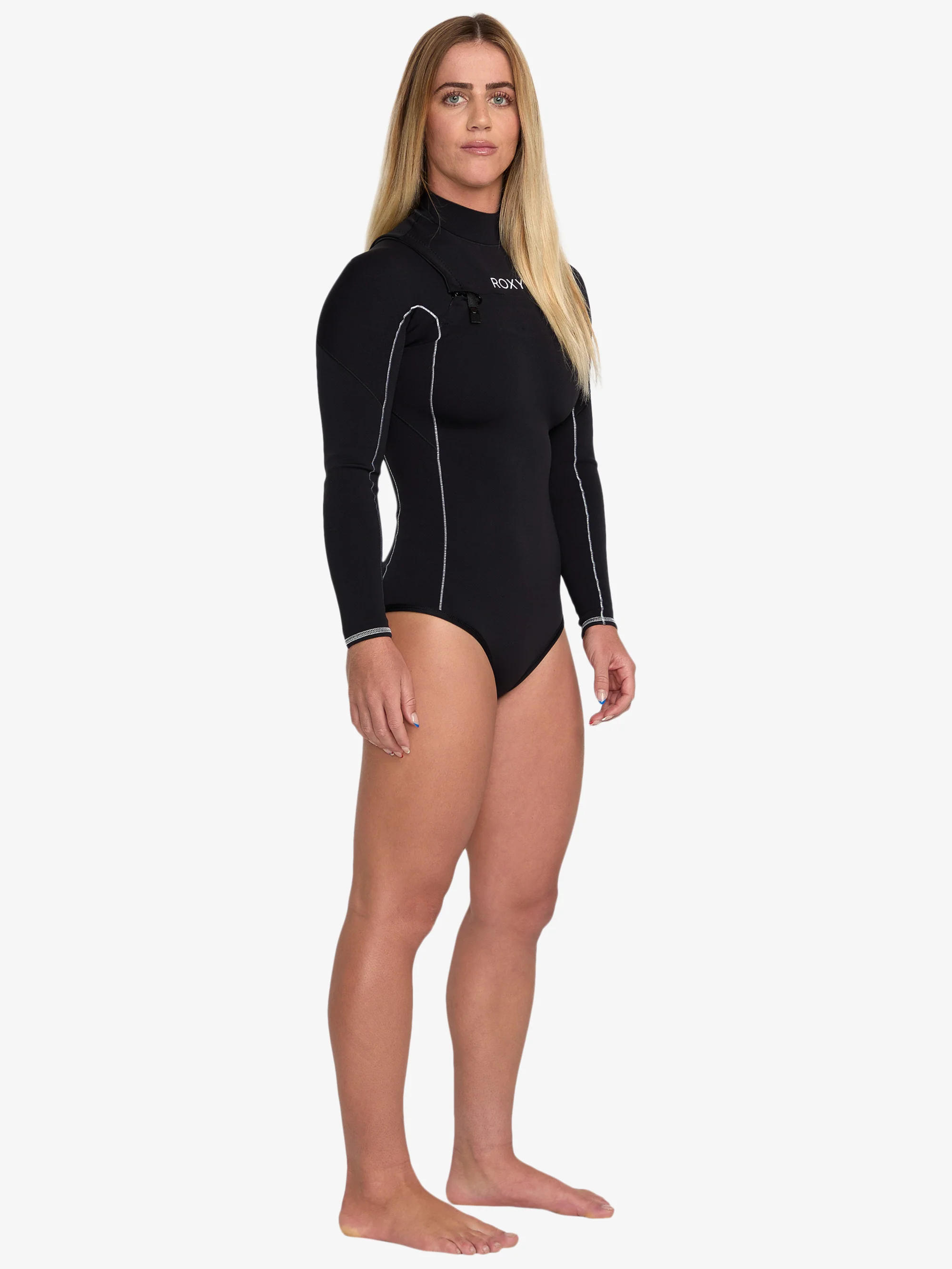 Womens 1.5mm Elite Xtra Stretch Cheeky Long sleeve Springsuit - Image 5