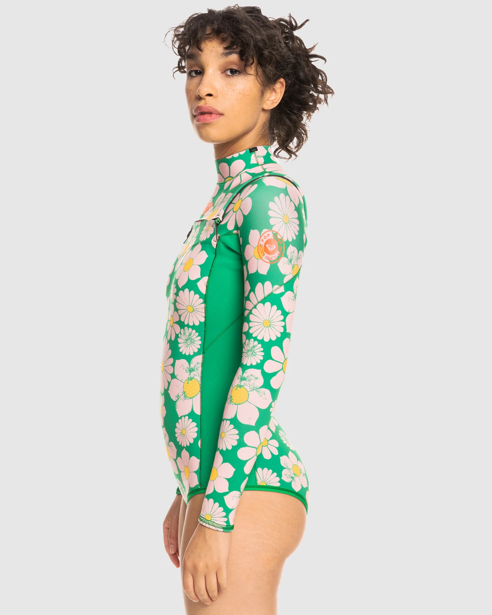 Womens 1.5 Popsurf Ls Cheeky Qlock Wetsuit - Image 2