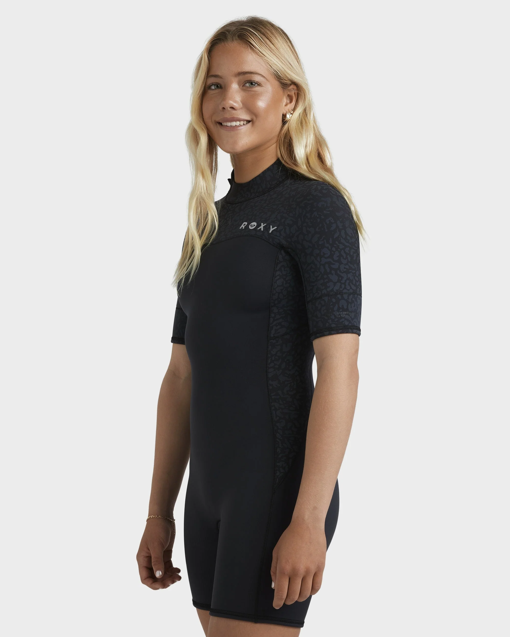 Womens 2mm Swell natural Back Zip Springsuit - Image 2