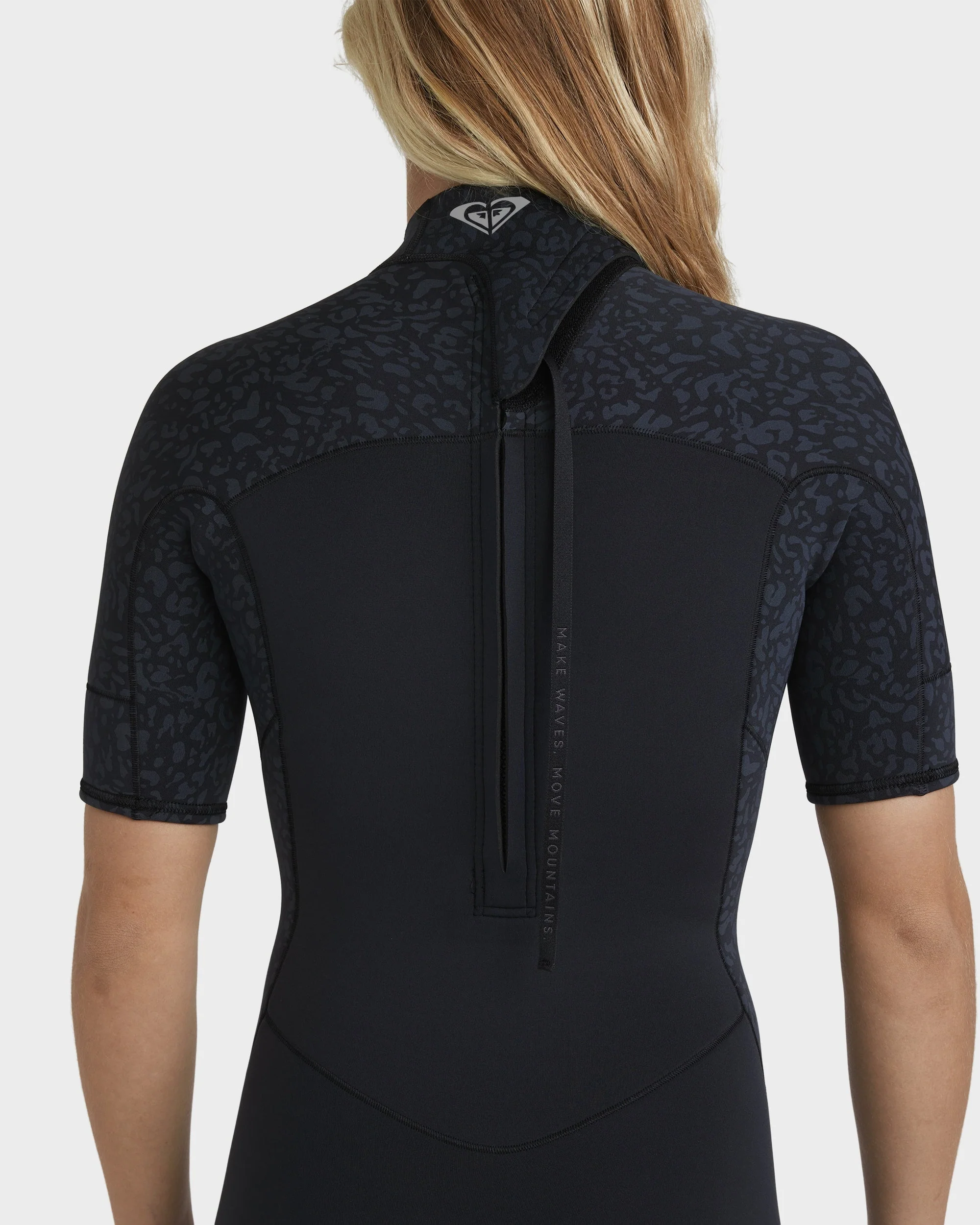 Womens 2mm Swell natural Back Zip Springsuit - Image 5