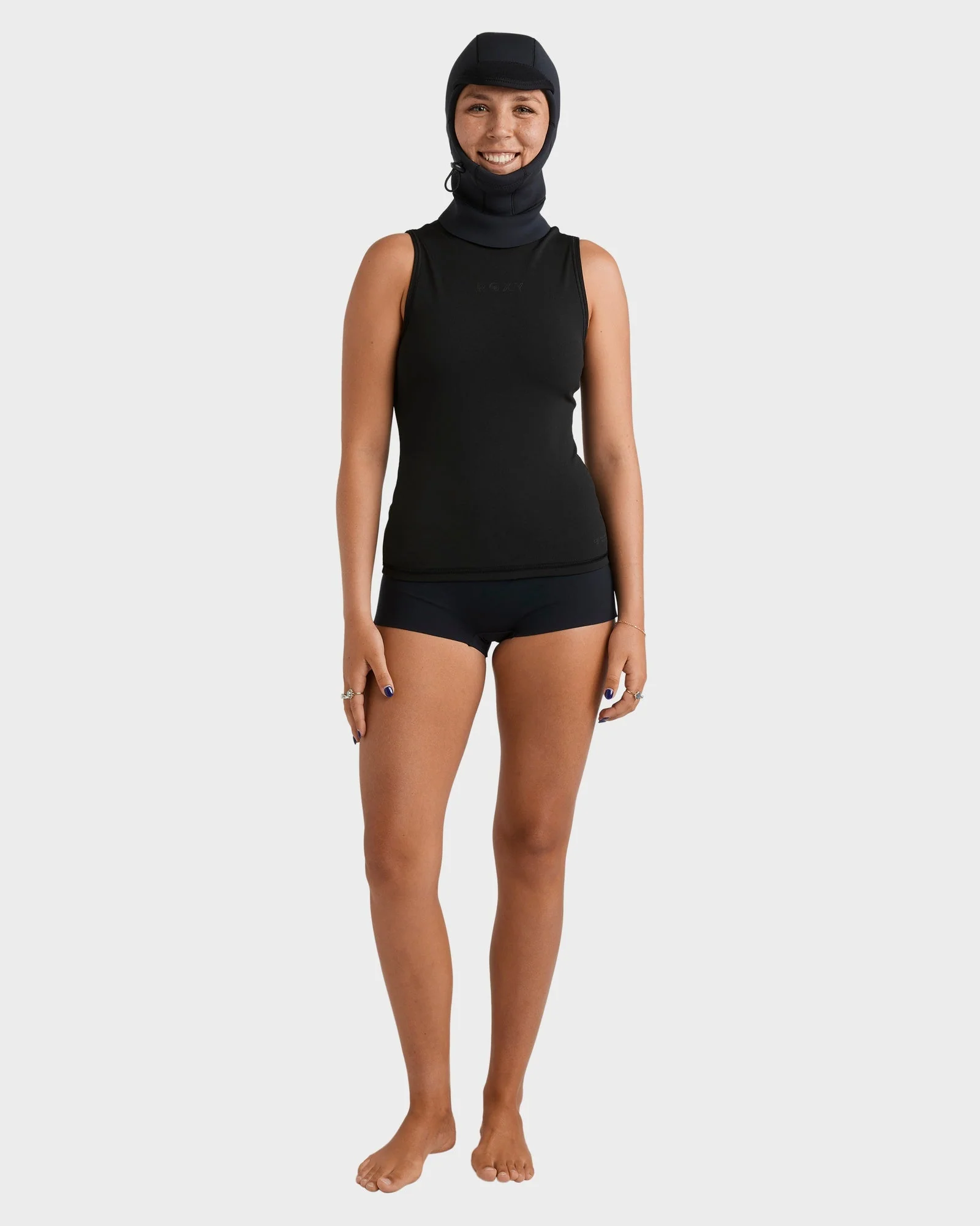 Womens 2mm Swell Natural Hooded Vest Wetsuit - Image 6