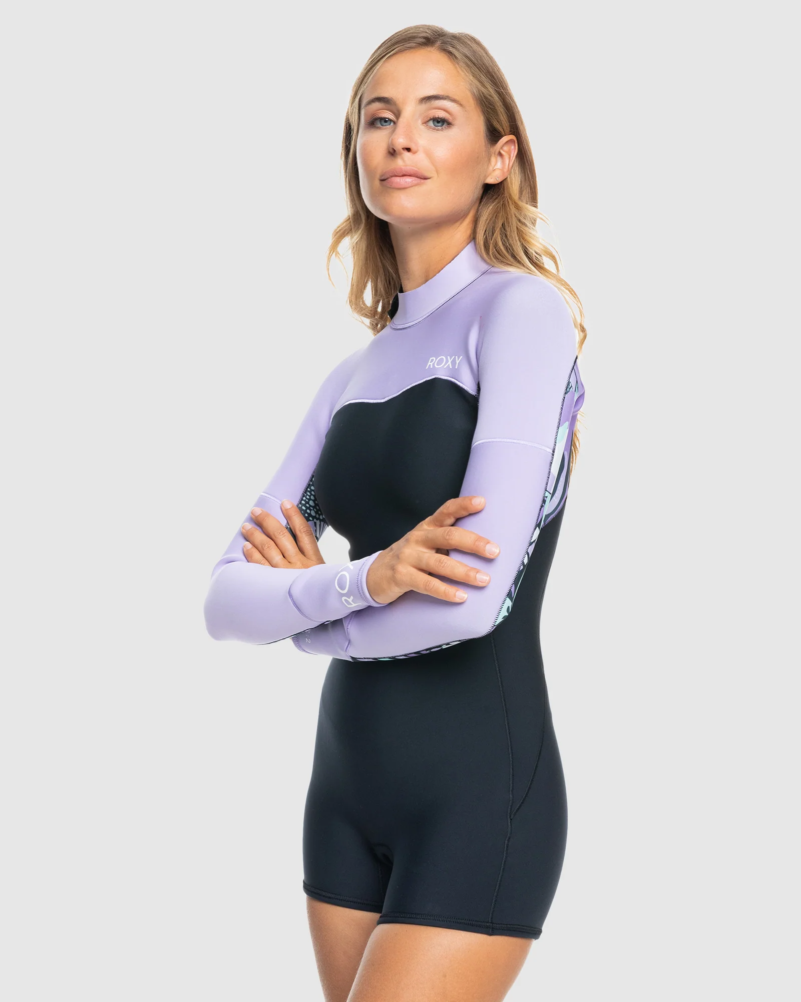 Womens 2Mm Swell Series Long Sleeve Back Zip Springsuit - Image 2
