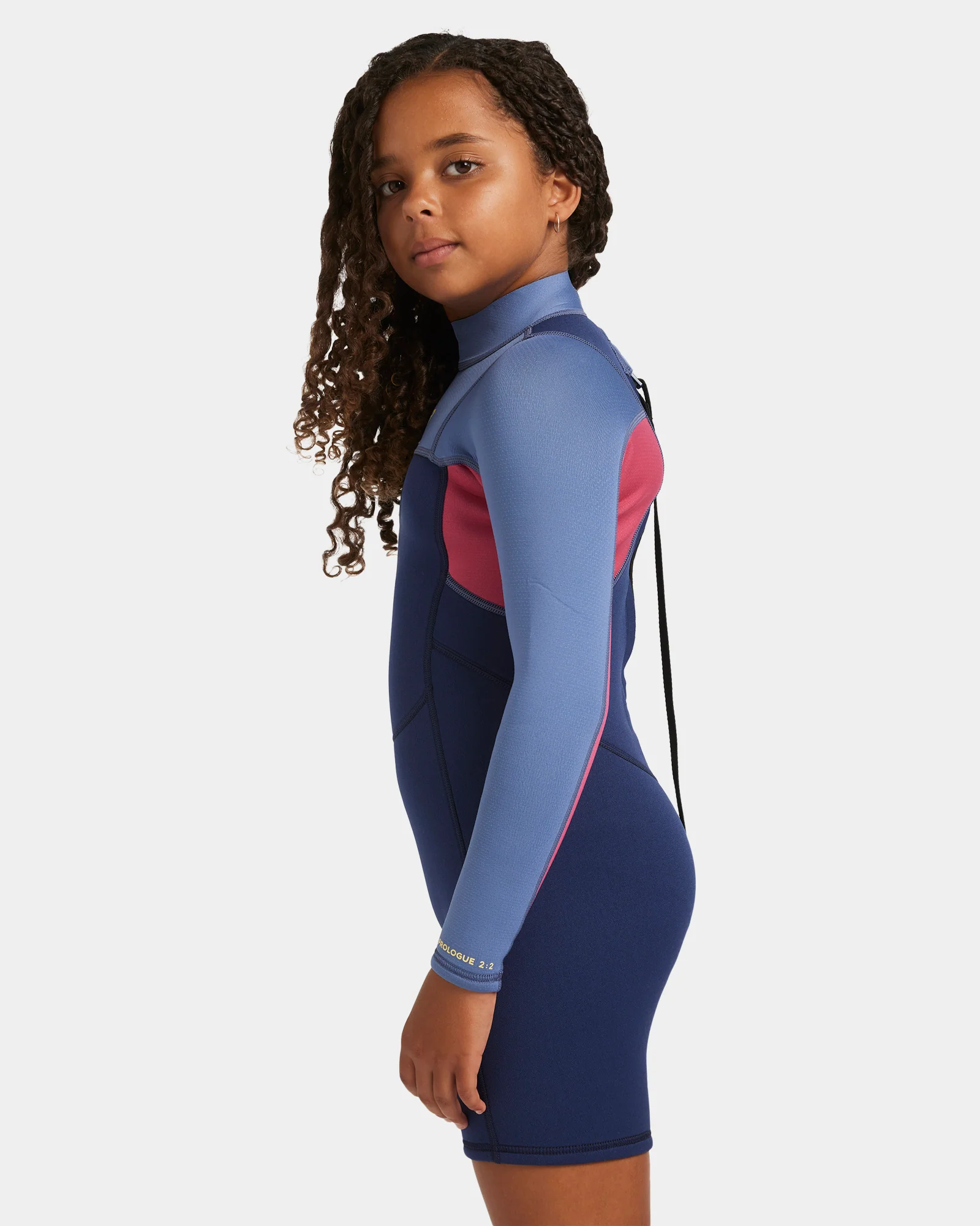 Girls 4-16 2/2mm Prologue Back Zip Long Sleeve Springsuit - Image 2
