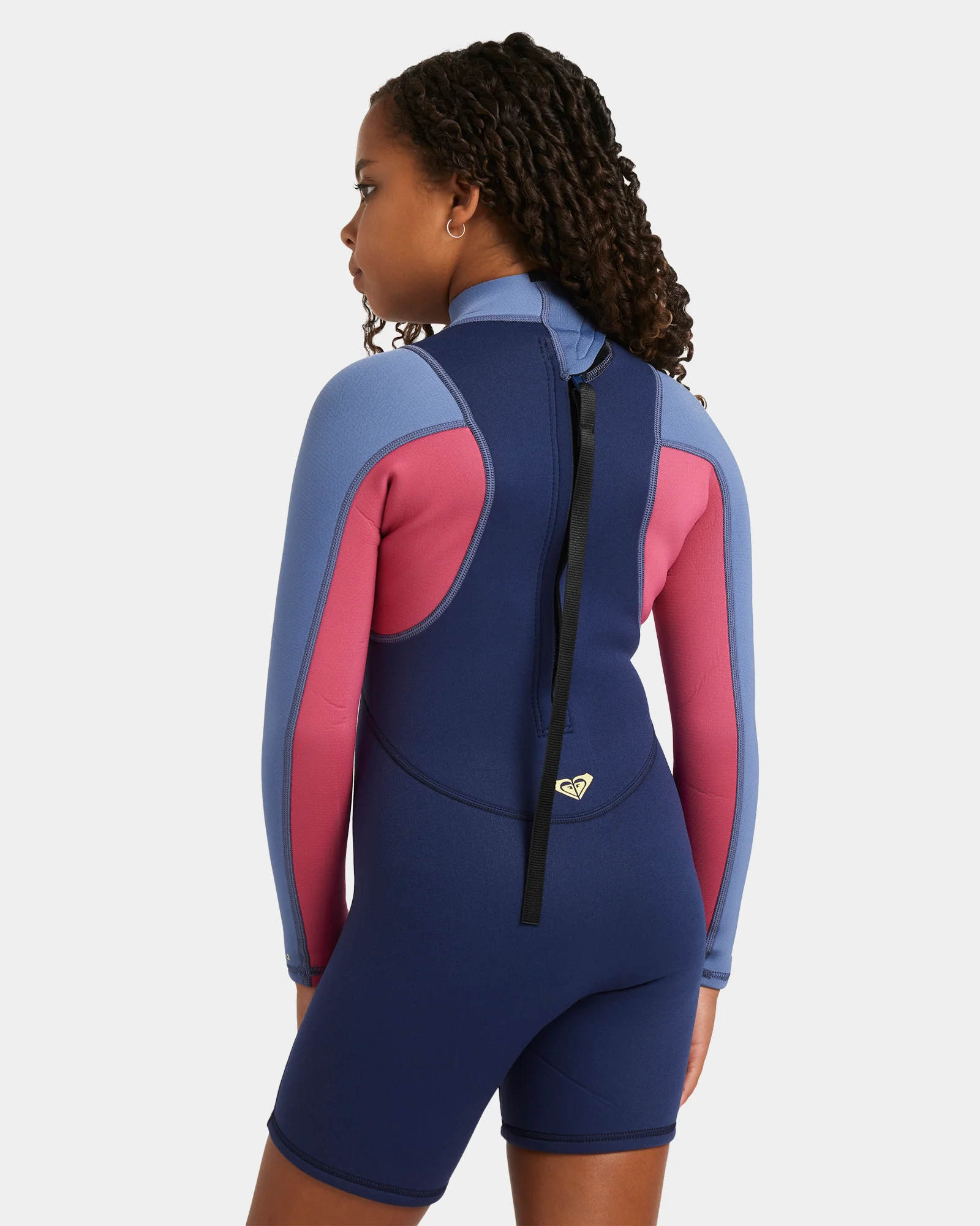Girls 4-16 2/2mm Prologue Back Zip Long Sleeve Springsuit - Image 3