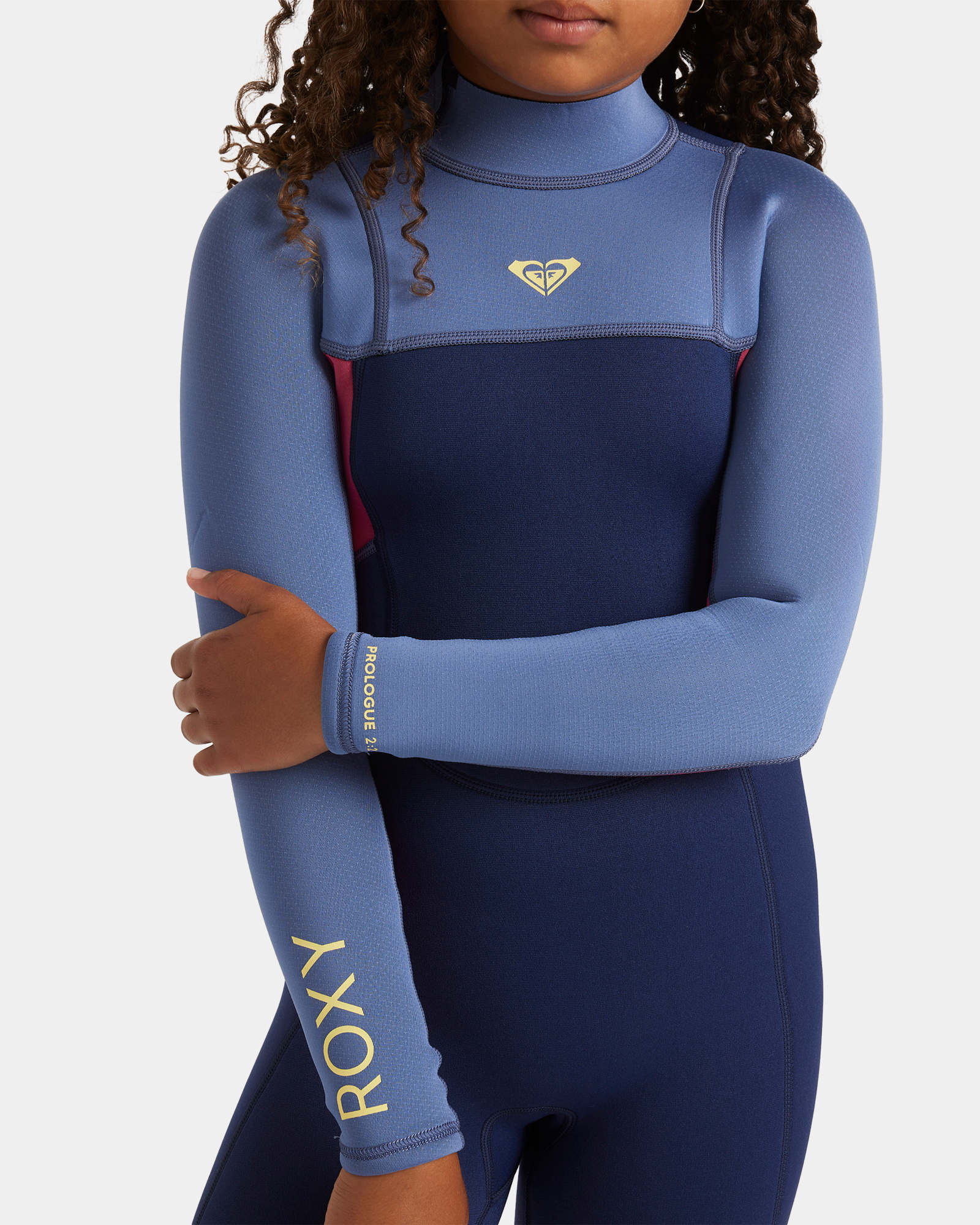 Girls 4-16 2/2mm Prologue Back Zip Long Sleeve Springsuit - Image 4