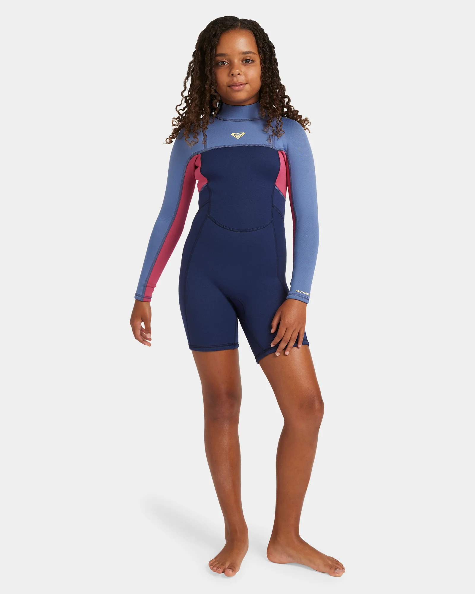Girls 4-16 2/2mm Prologue Back Zip Long Sleeve Springsuit - Image 6