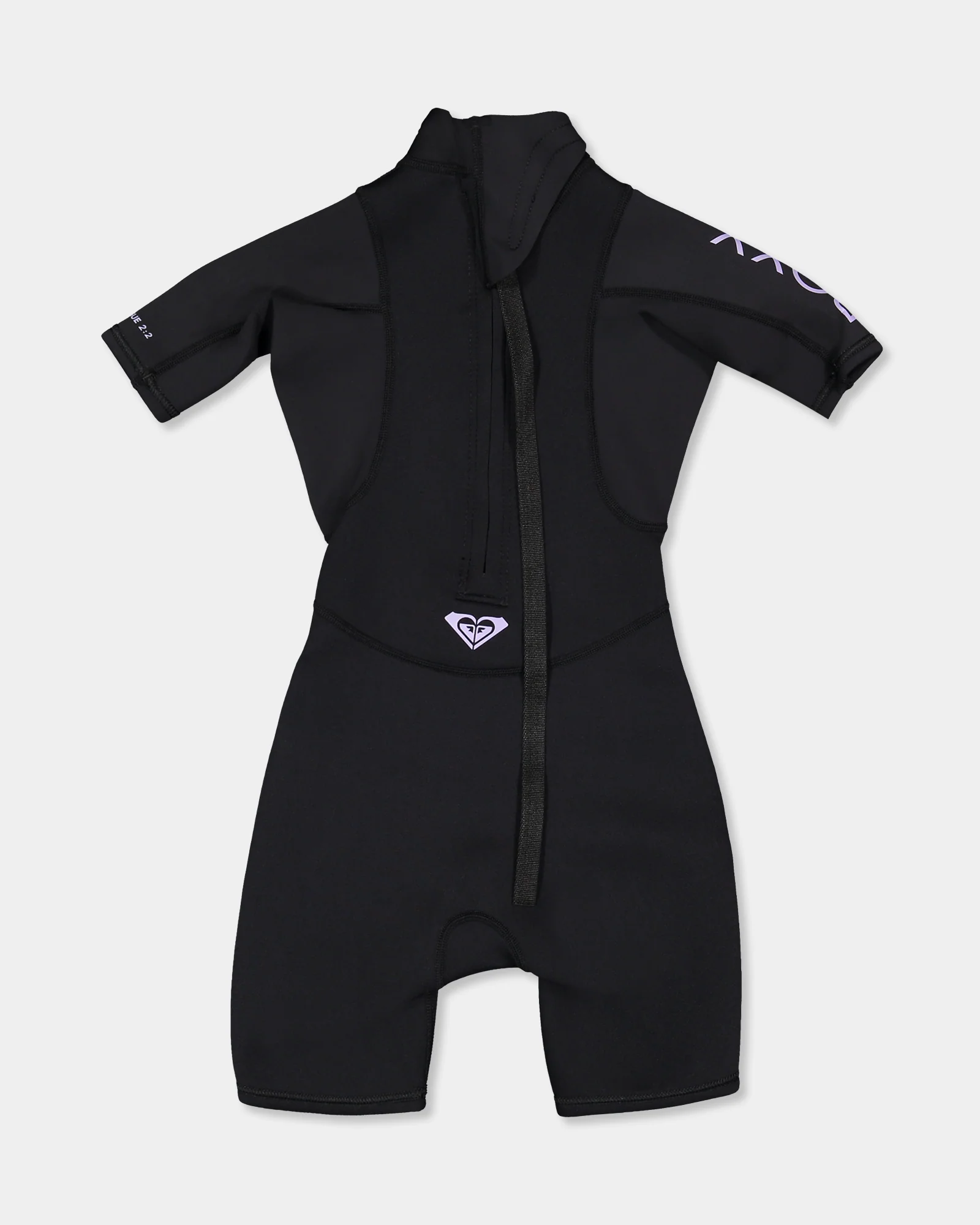 Girls 4-16 2/2mm Prologue Back Zip Short Sleeve Springsuit - Image 2