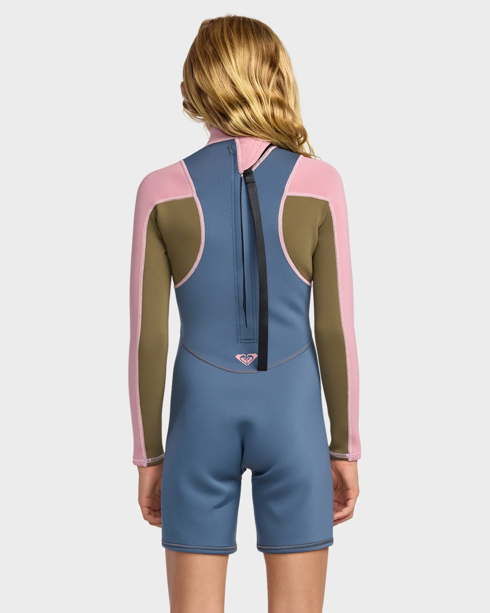Girls 2-16 2/2Mm Prologue Long Sleeve Back Zip Springsuit - Image 3
