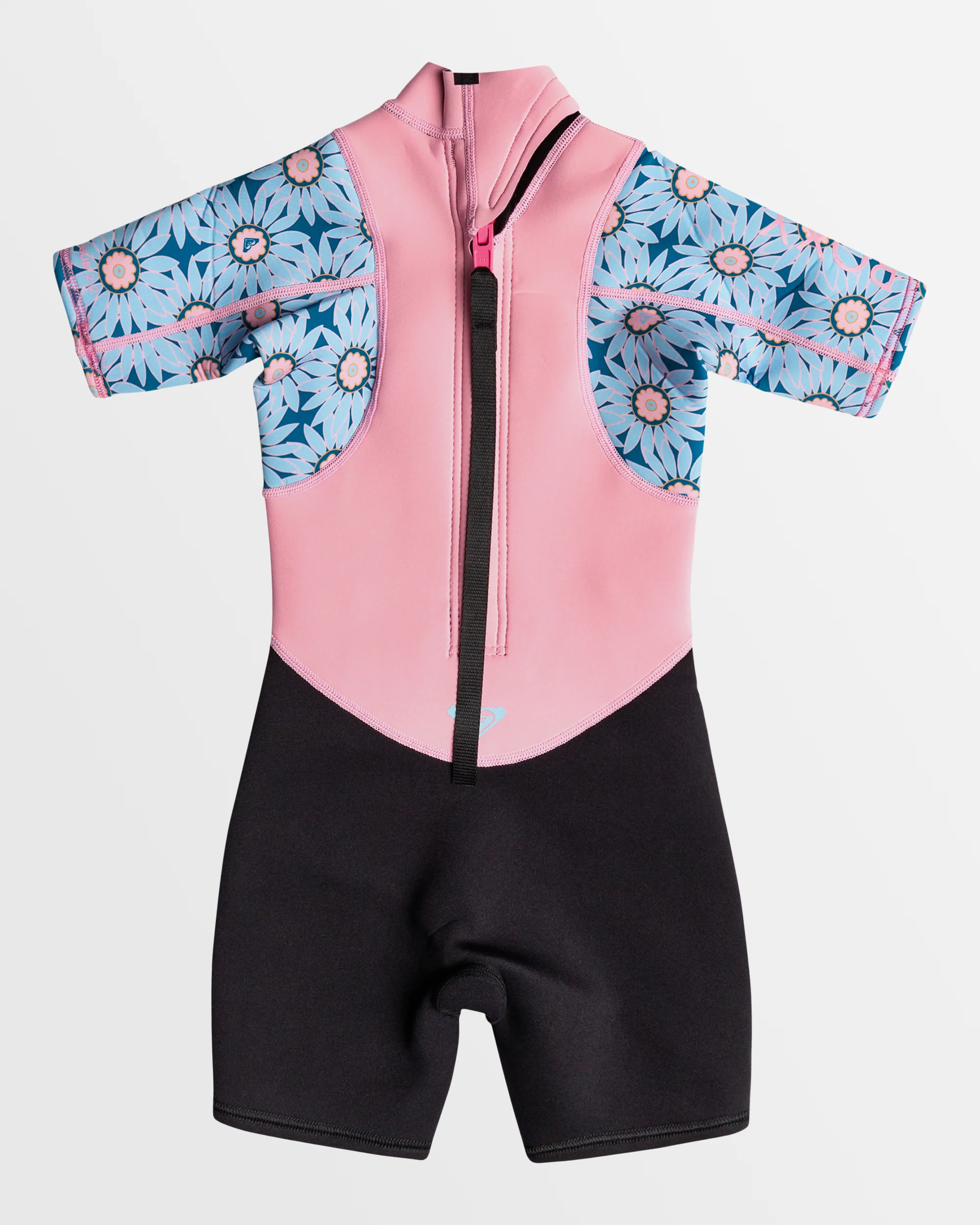 Girls 2-16 2/2mm Prologue Short Sleeve Back Zip Springsuit - Image 2