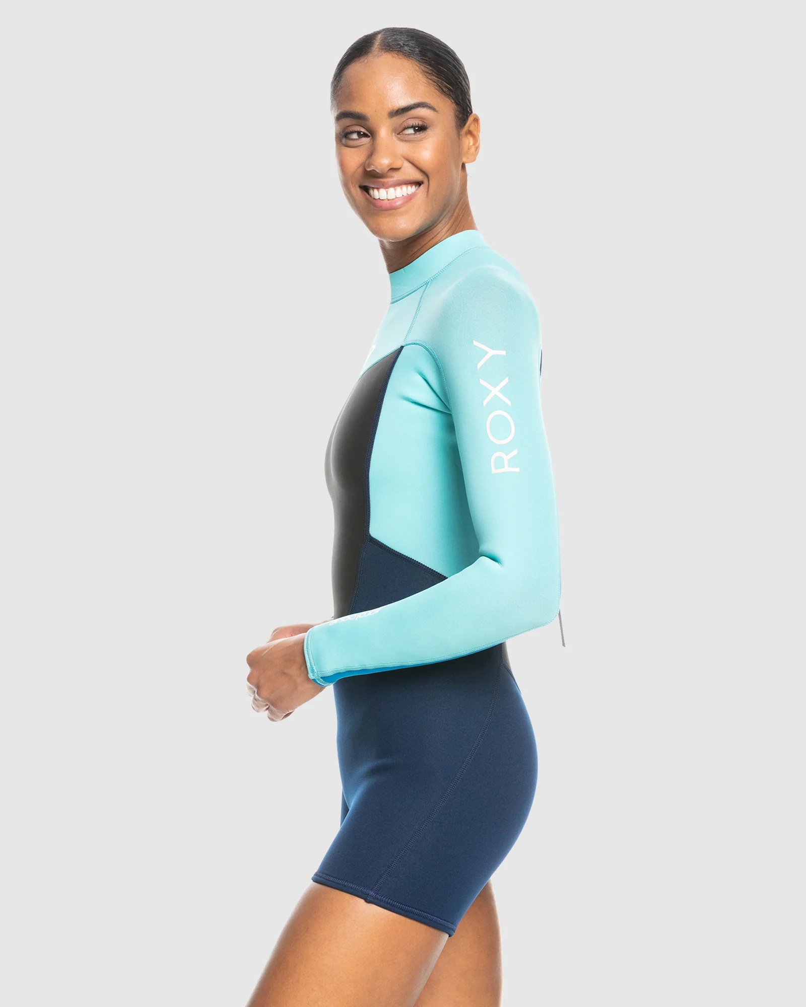 Womens 2/2mm Prologue Long Sleeve Back Zip Springsuit - Image 2