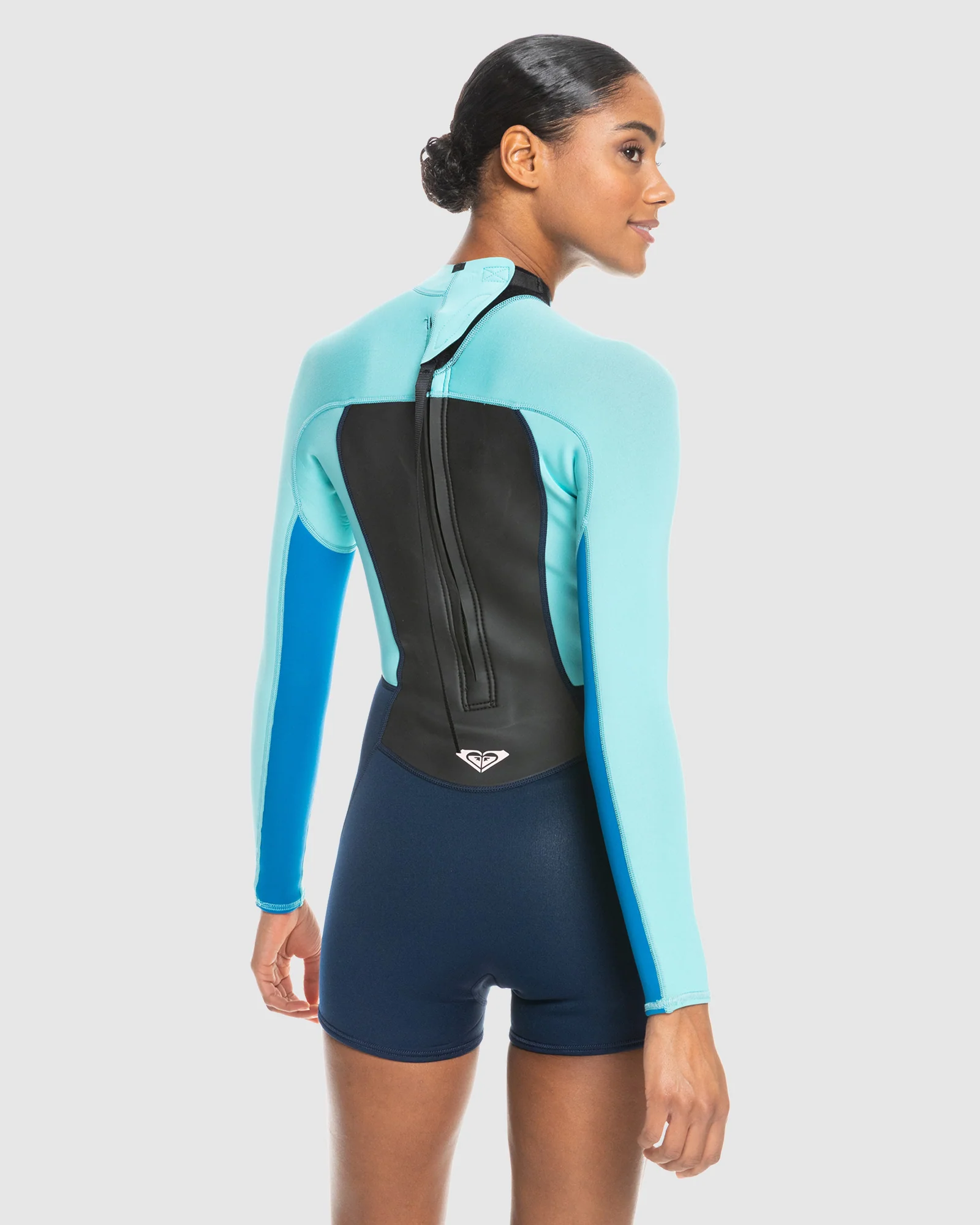 Womens 2/2mm Prologue Long Sleeve Back Zip Springsuit - Image 3