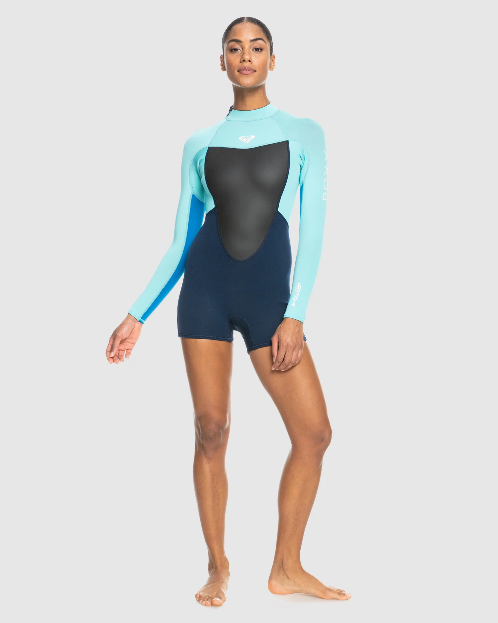 Womens 2/2mm Prologue Long Sleeve Back Zip Springsuit - Image 5