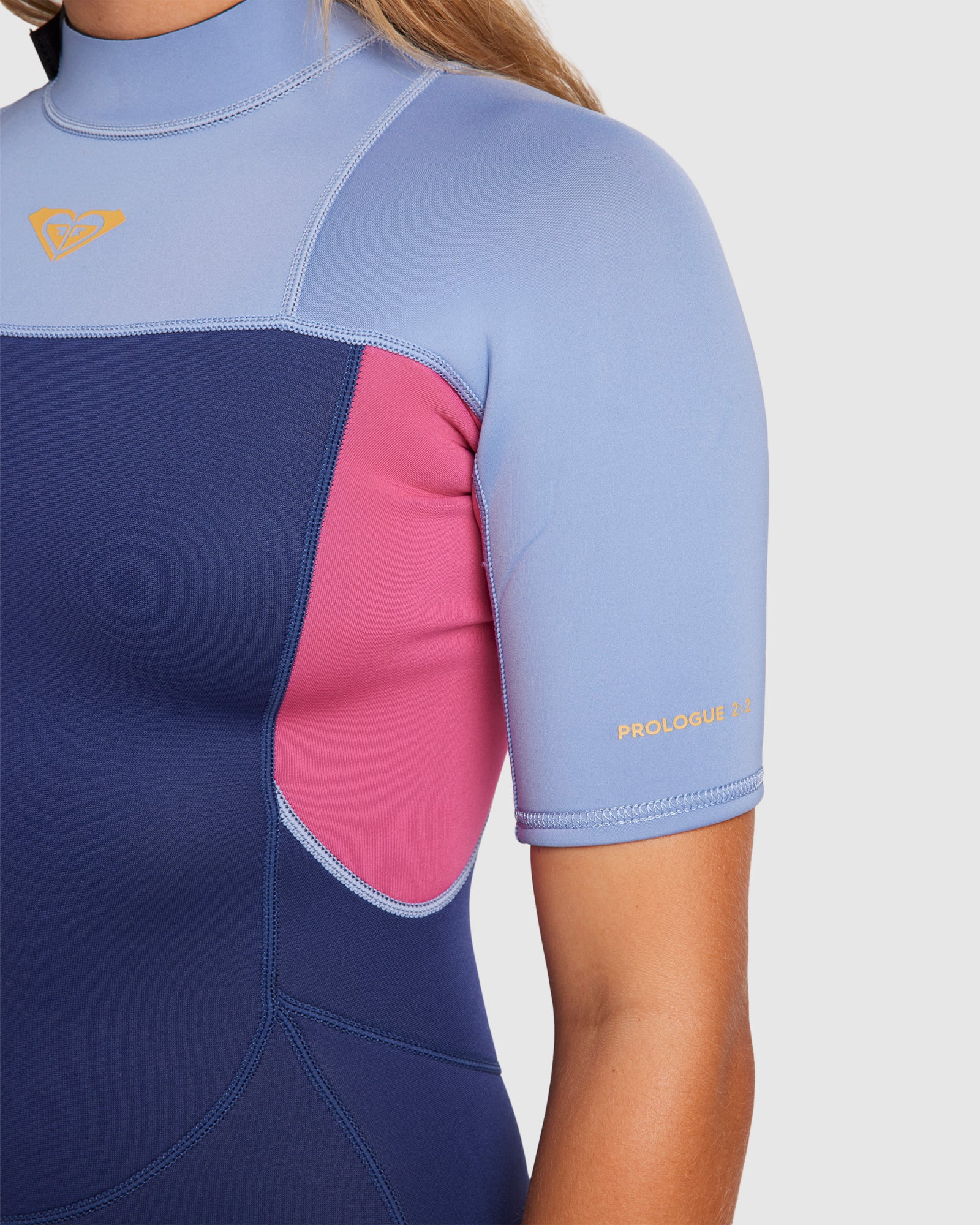 Womens 2/2mm Prologue Back Zip Short Sleeve Springsuit - Image 5