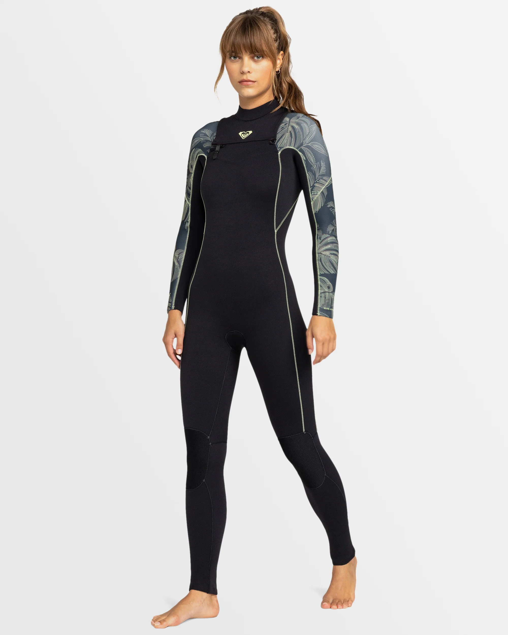 Womens 3/2mm Elite Chest Zip Wetsuit - Image 2