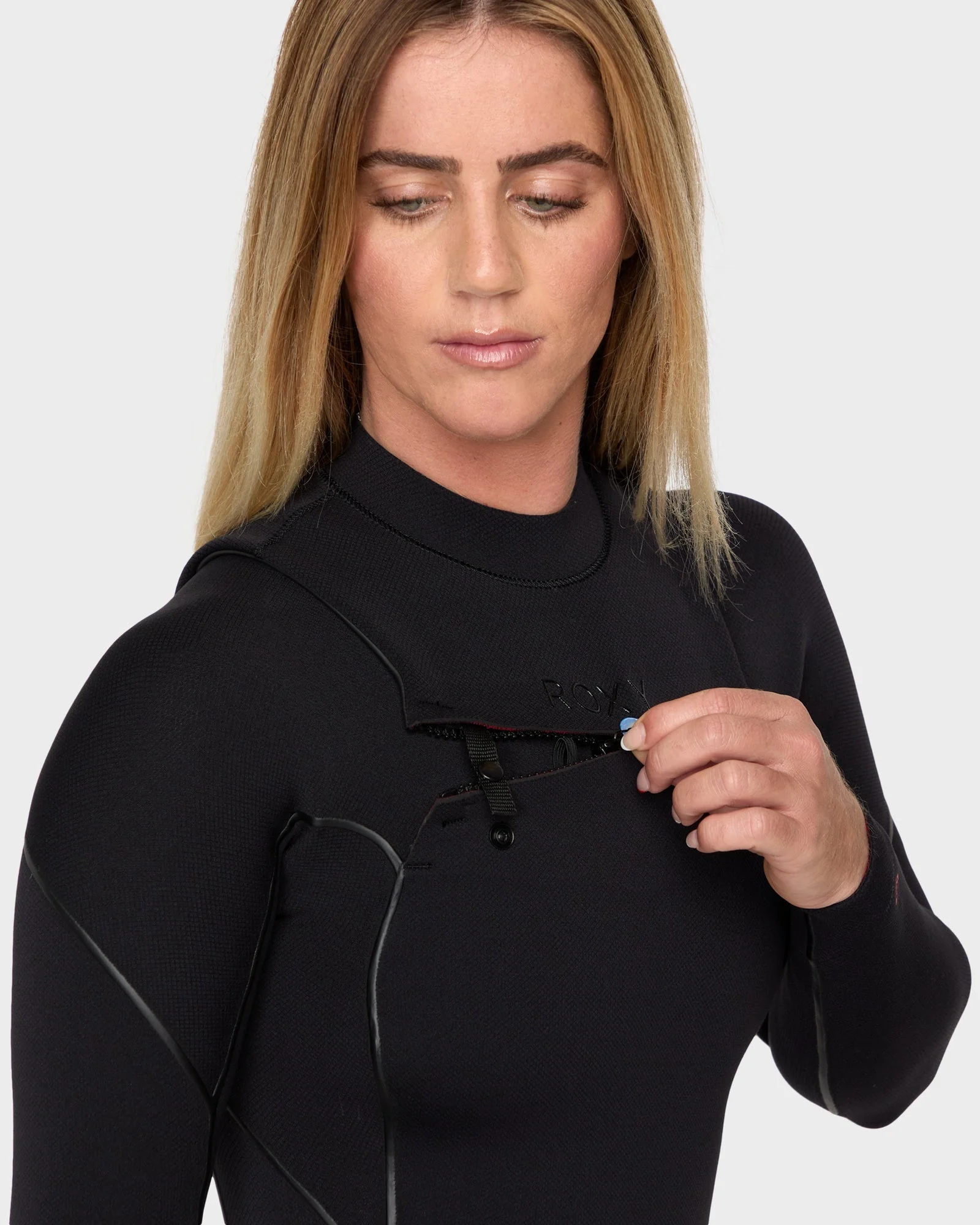Womens 3/2mm Elite Extra Stretch Chest Zip Wetsuit - Image 4