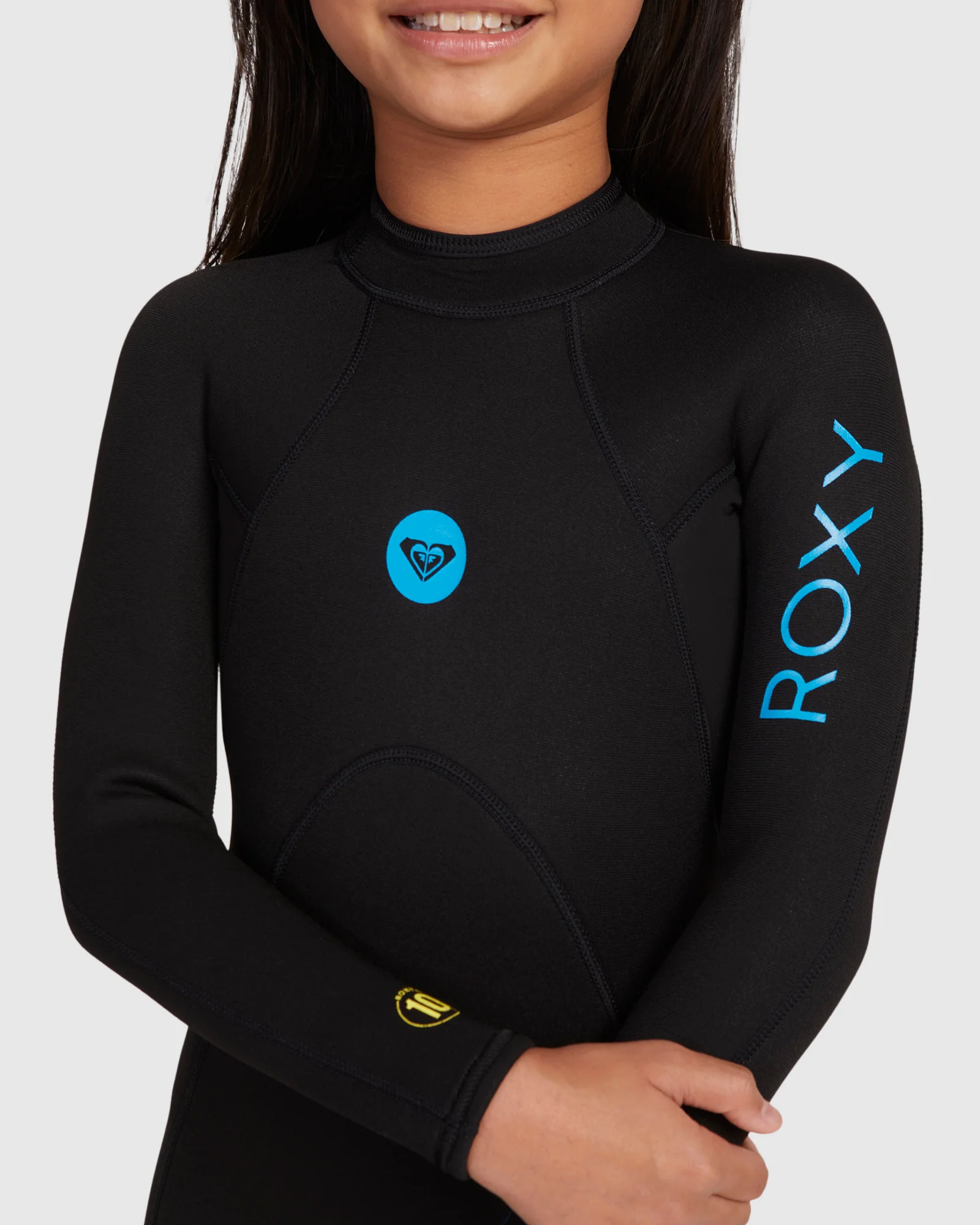 Girls 2-16 3/2mm Prologue Flatlock Back Zip Wetsuit - Image 4
