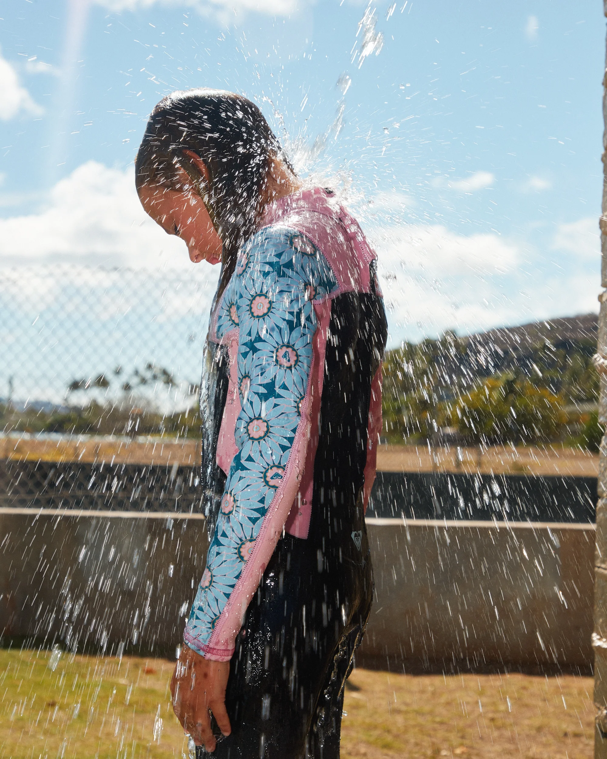 Girls 2-6 3/2mm Prologue Back Zip Wetsuit - Image 4