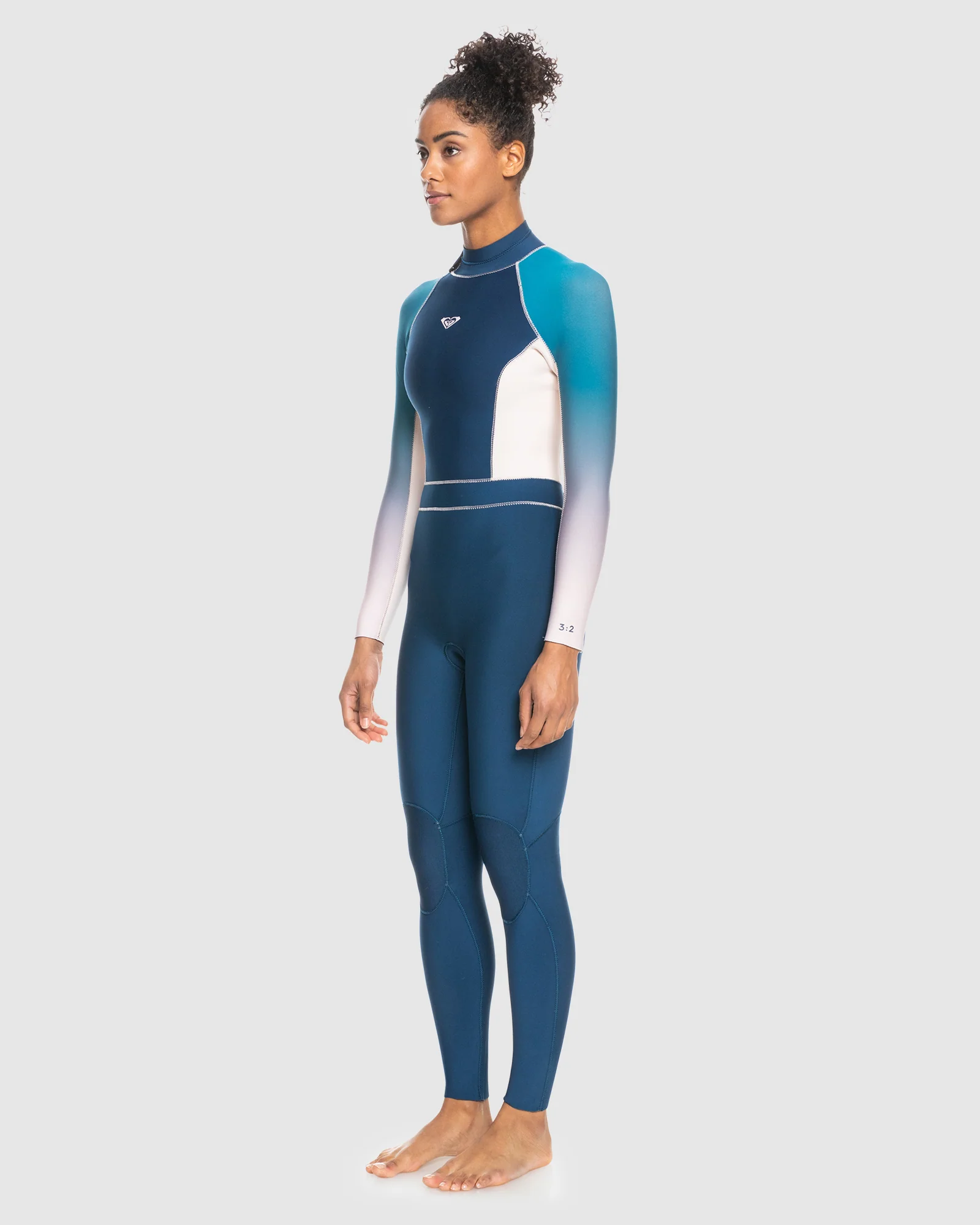 Womens 3/2mm Roxy Rise Backzip Gbs Wetsuit - Image 2