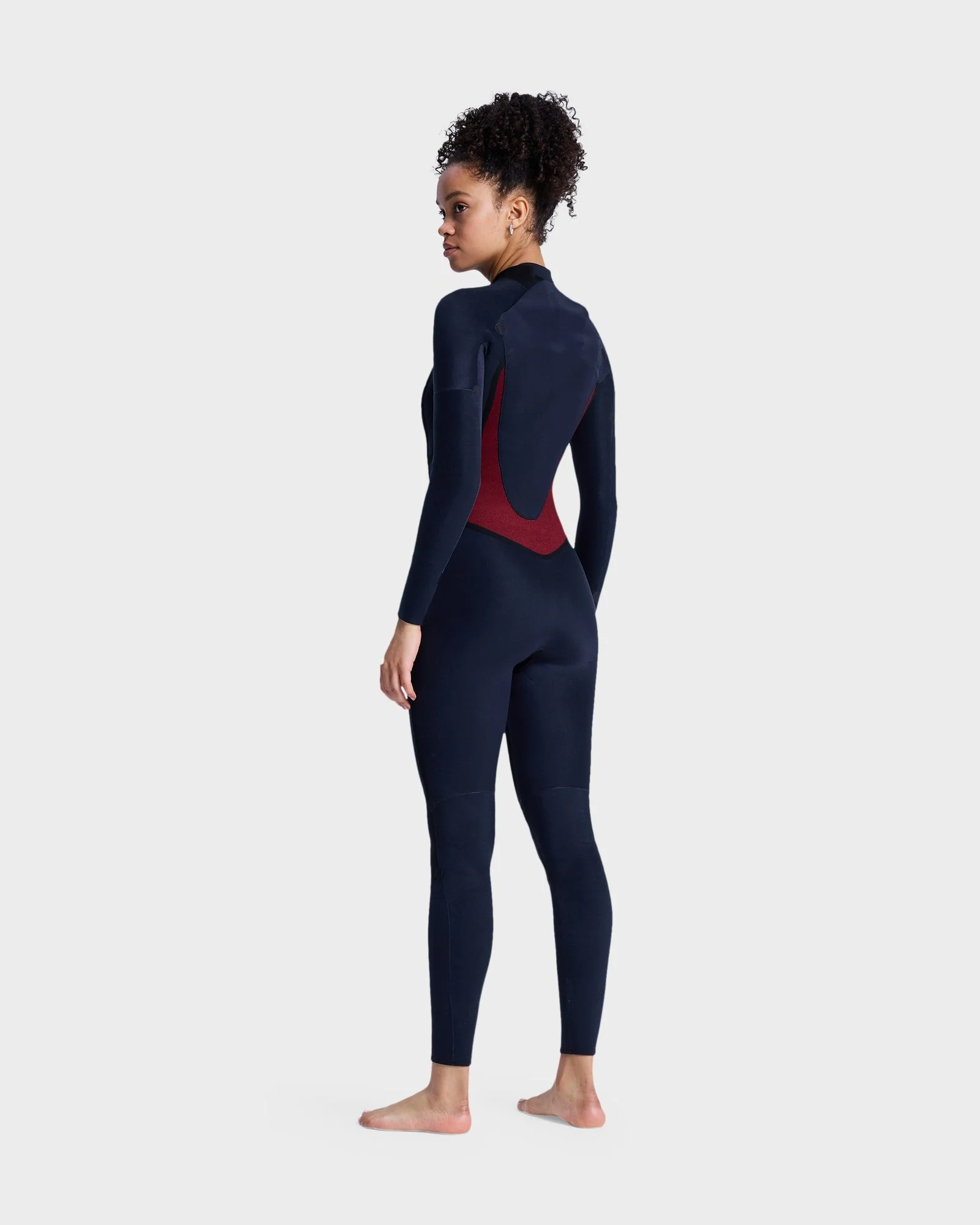 Womens 3/2mm Swell Natural Back Zip Wetsuit - Image 6