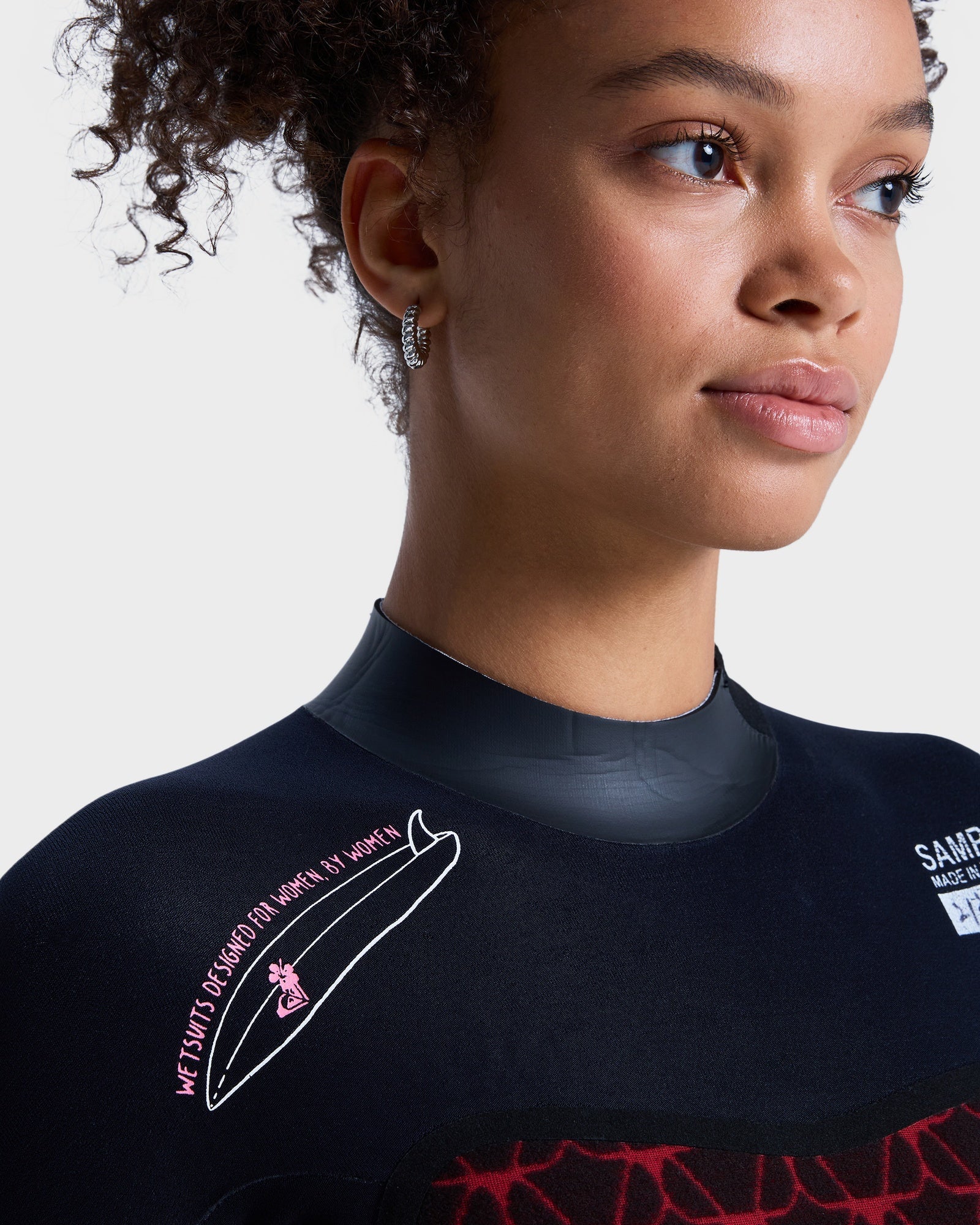 Womens 3/2mm Swell Natural Back Zip Wetsuit - Image 7