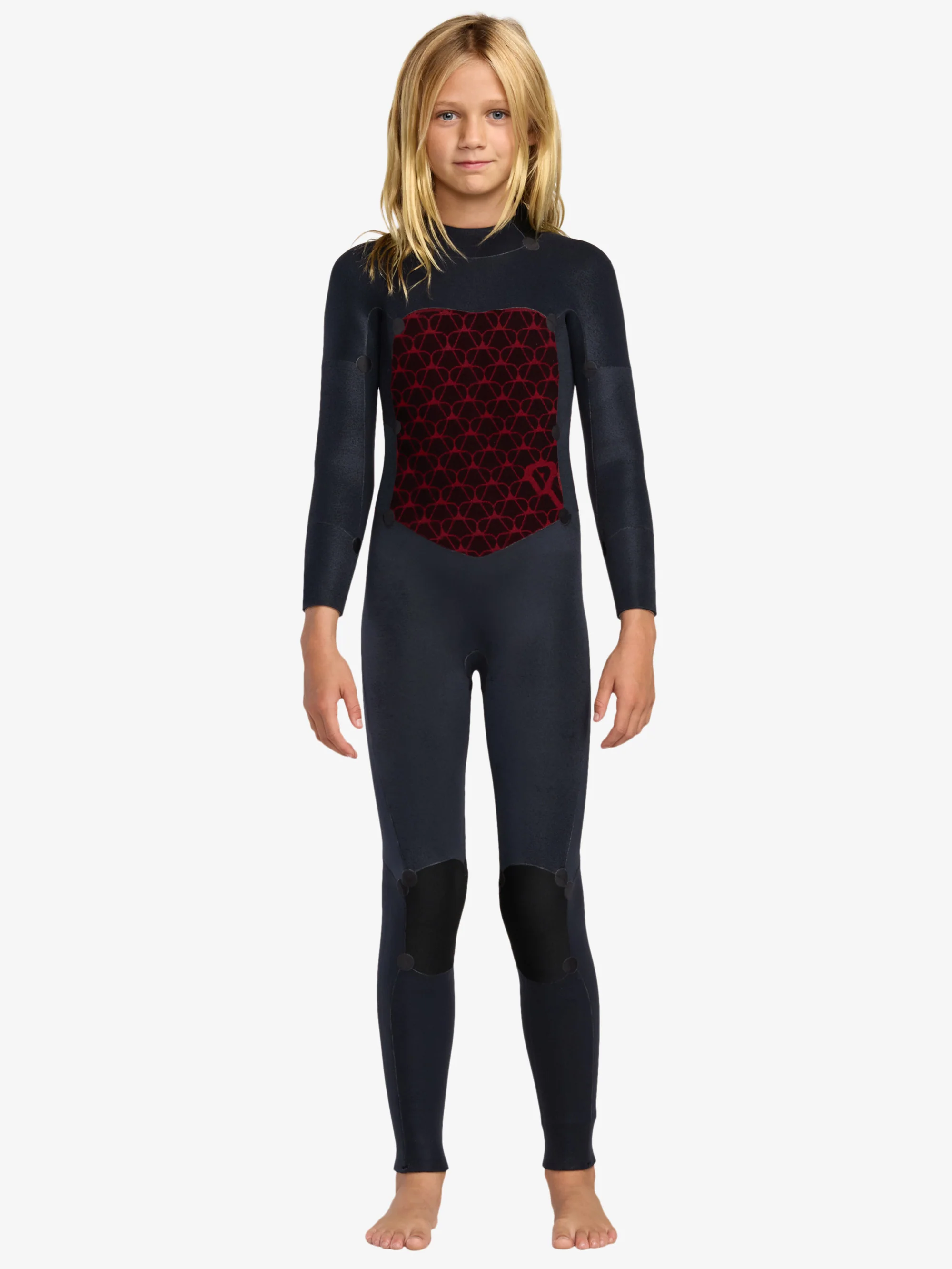 Girls 2-16 3/2mm Swell Natural Backzip Wetsuit - Image 8