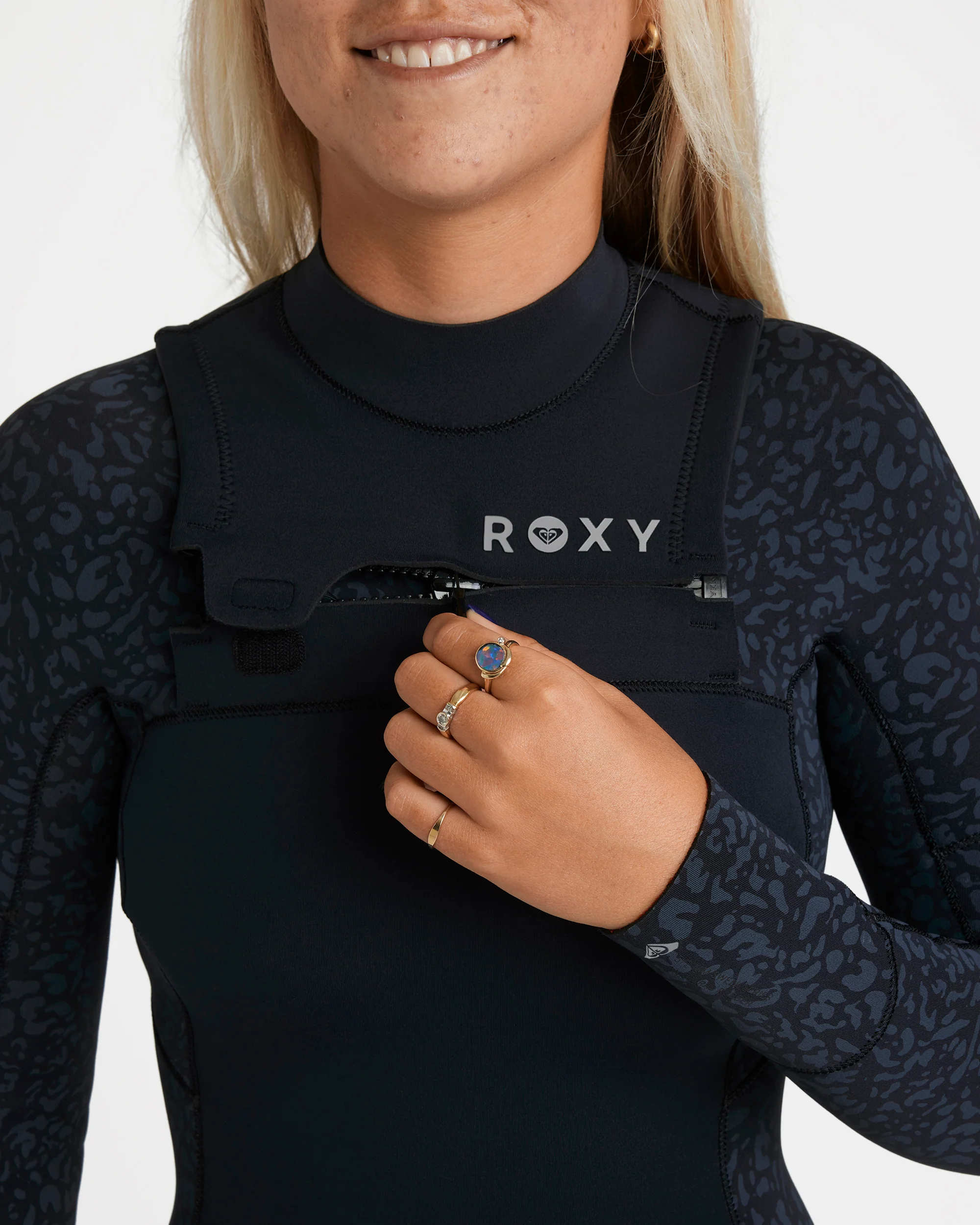 Womens 3/2 Swell Natural Fullzip Wetsuit - Image 5