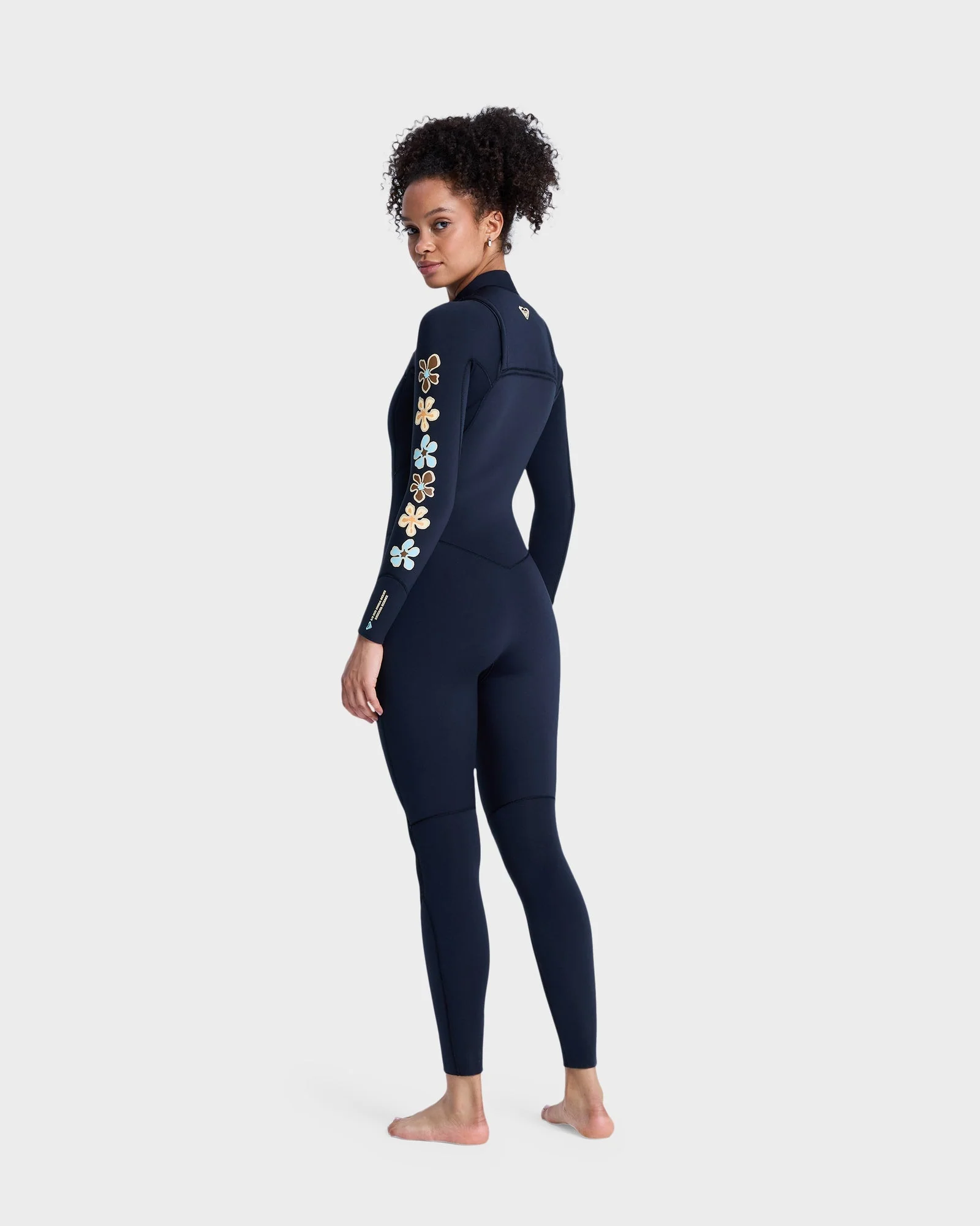Womens 3/2mm Swell Natural Chest Zip Wetsuit - Image 2