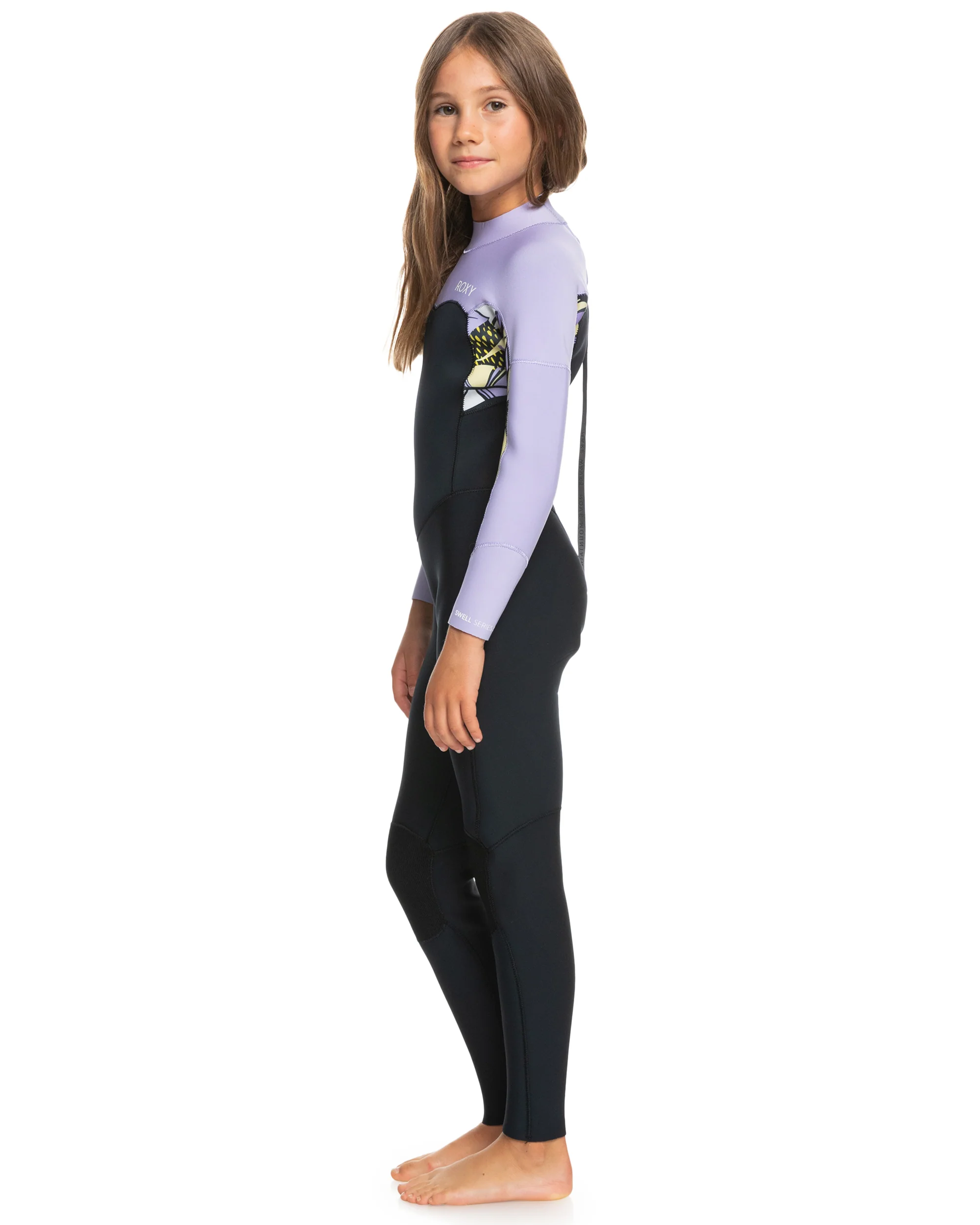 Girls 8-16 3/2Mm Swell Series Back Zip Wetsuit - Image 2