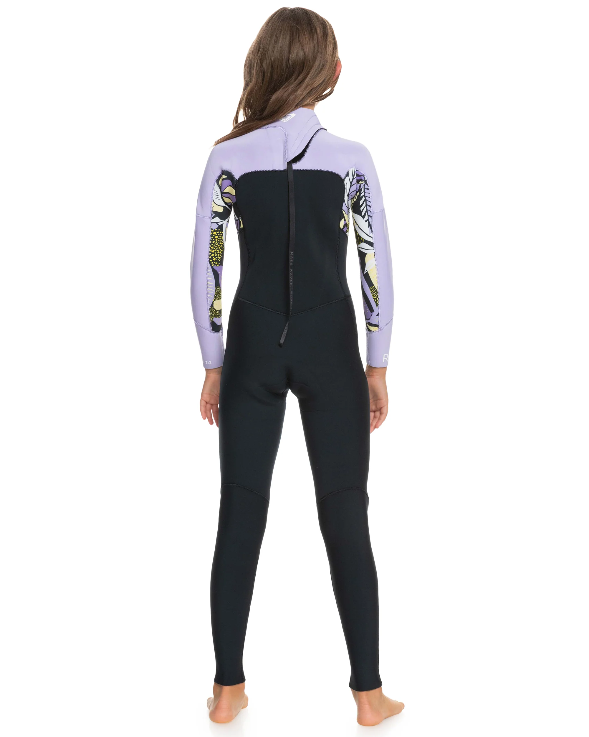 Girls 8-16 3/2Mm Swell Series Back Zip Wetsuit - Image 3