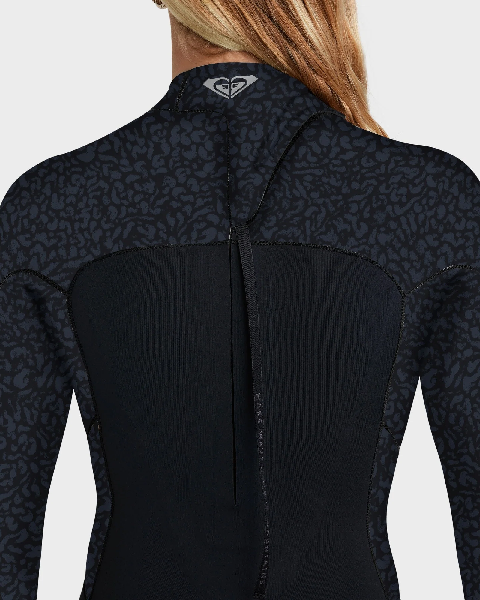 Womens 4/3mm Swell Natural Back Zip Wetsuit - Image 8