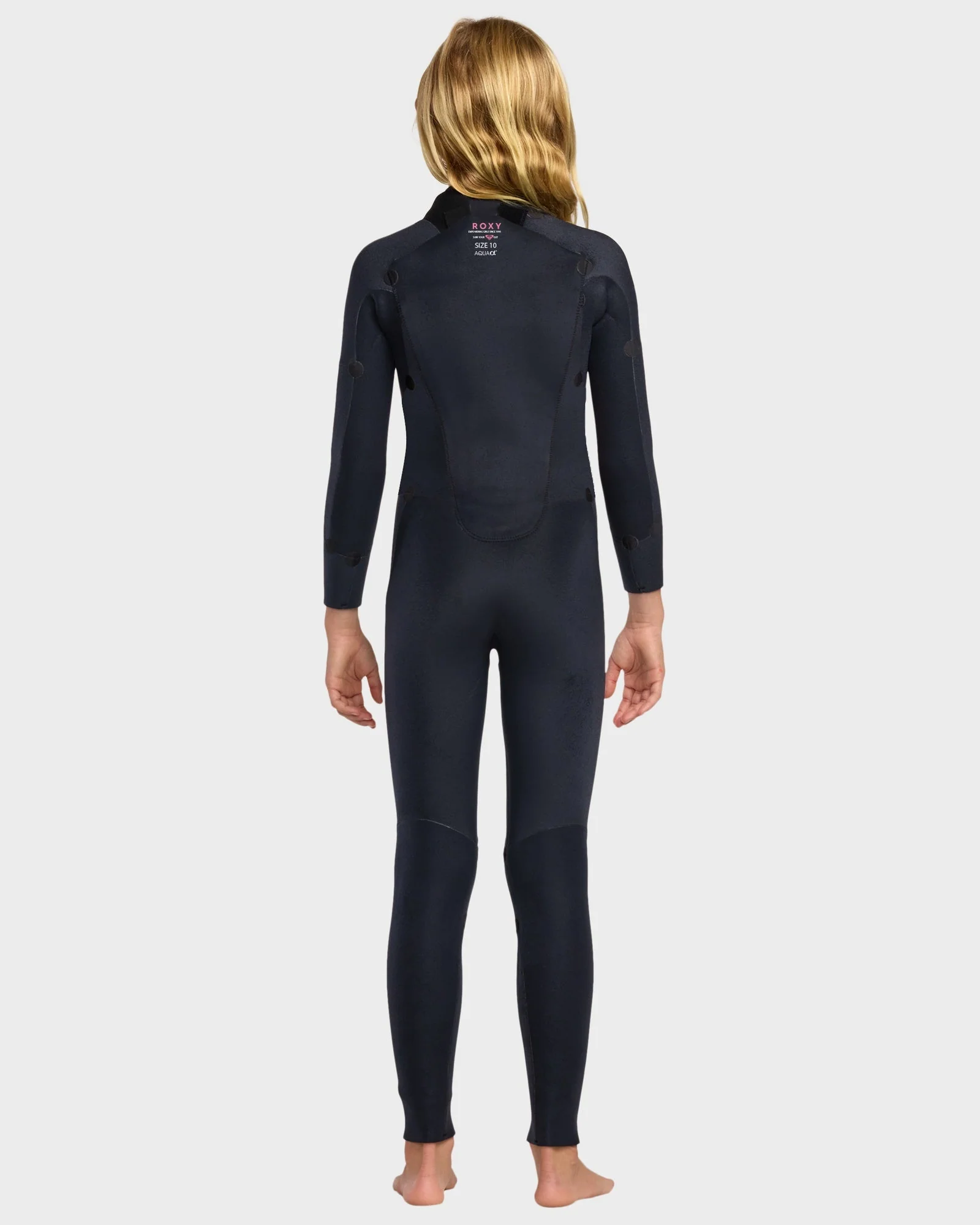 Girls 8-16 4/3mm Swell Natural Back Zip Wetsuit - Image 6
