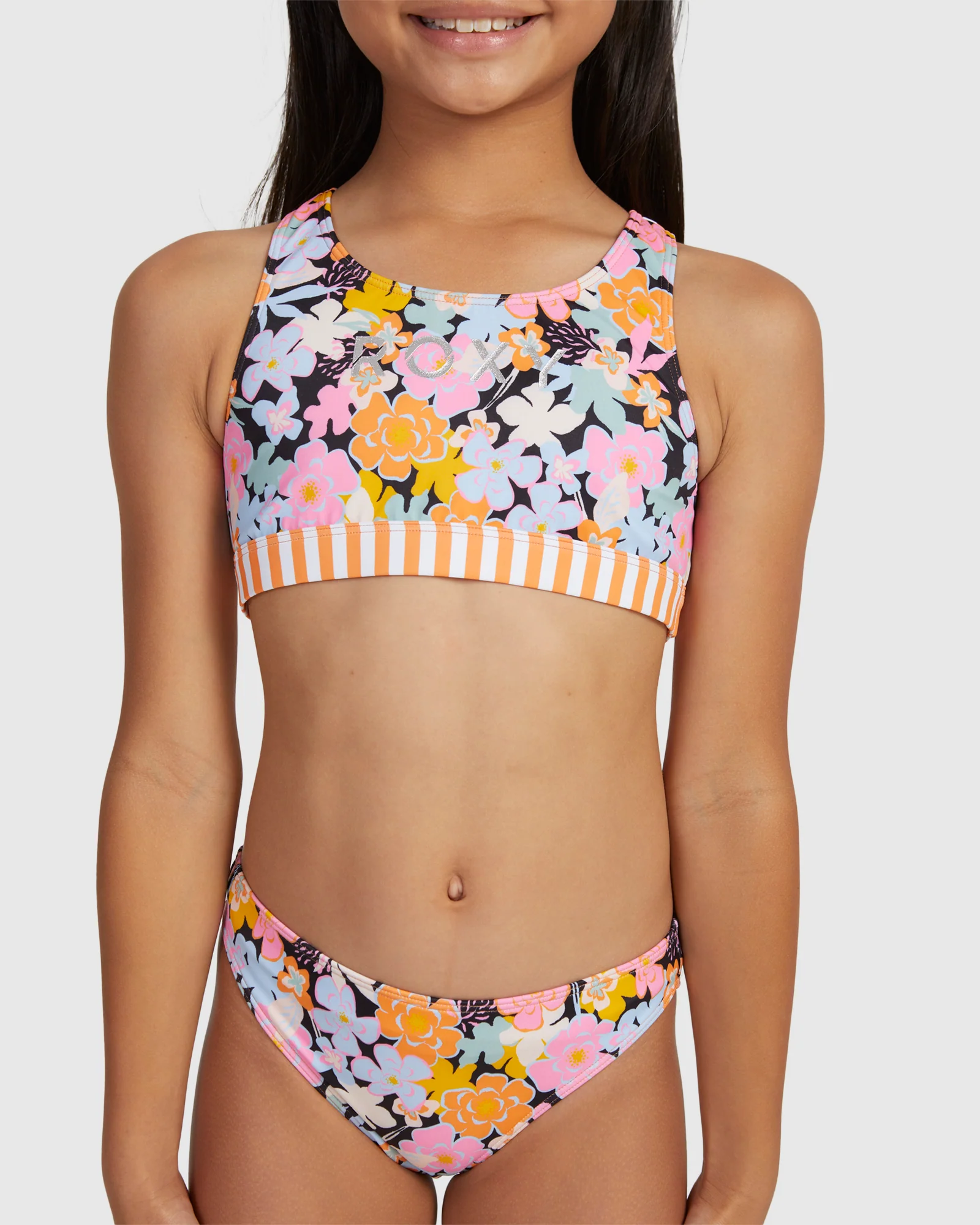 Girls 6-16 Above The Limits Crop Top Set Bikini - Image 4