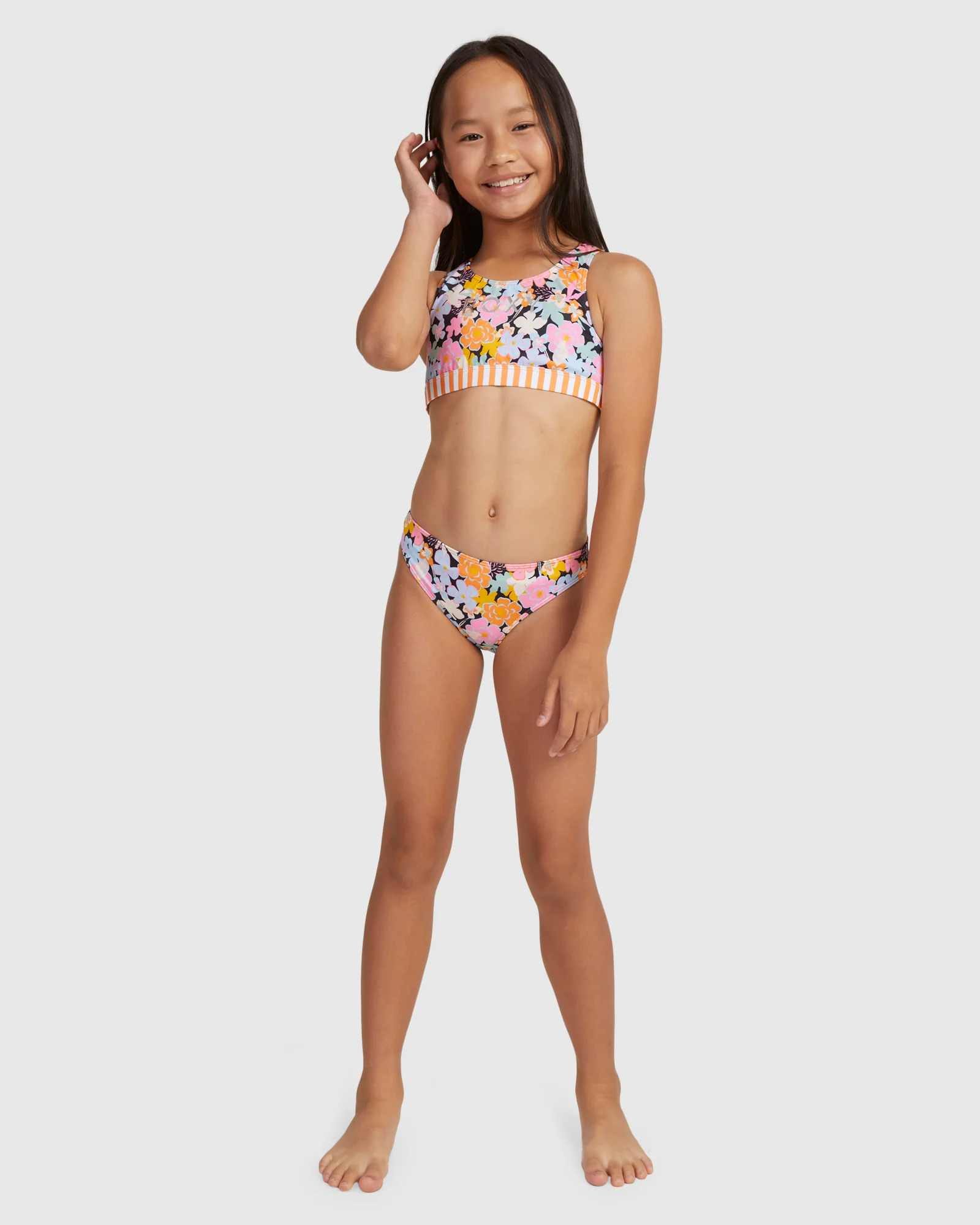 Girls 6-16 Above The Limits Crop Top Set Bikini - Image 5