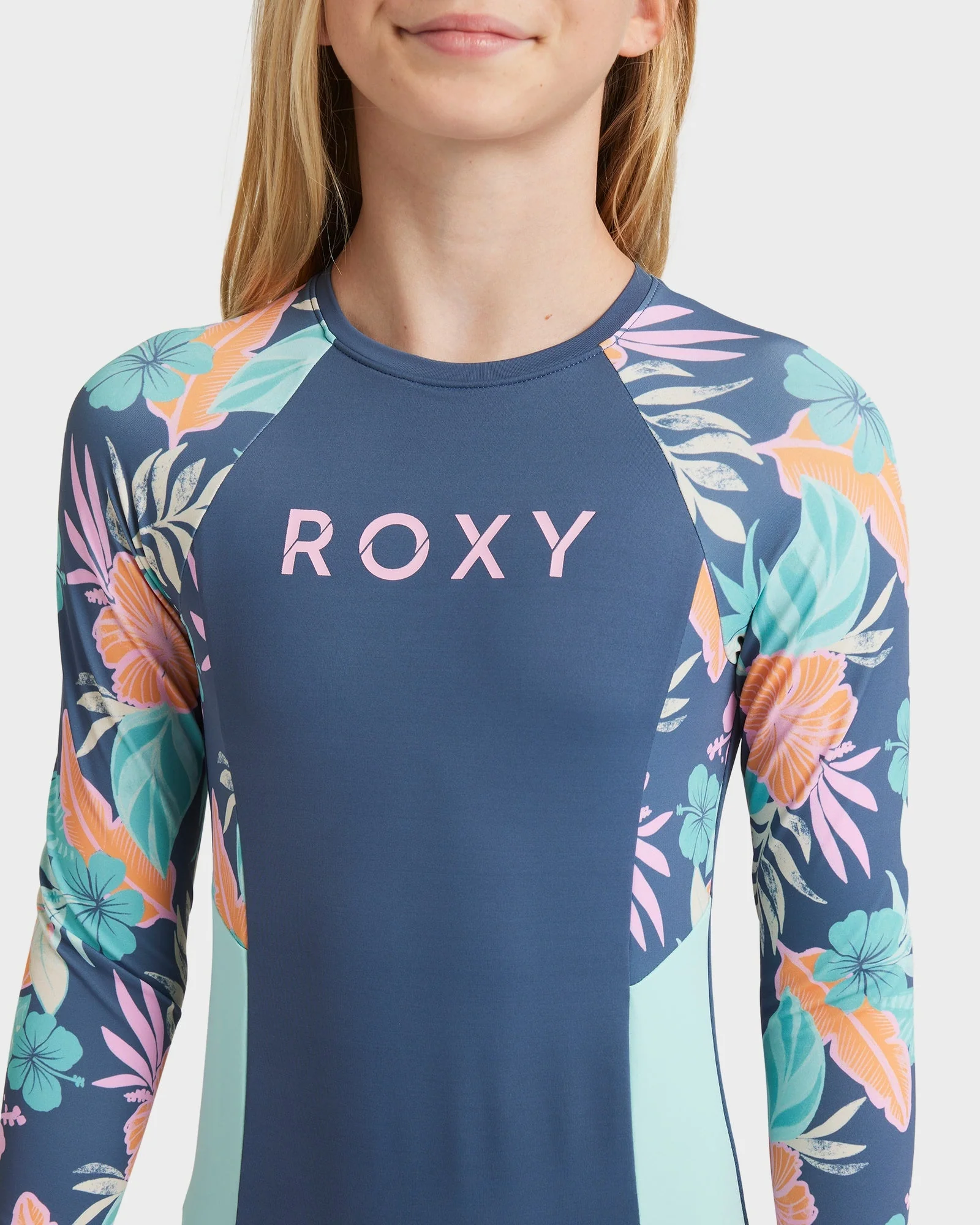 Girls 8-16 Active One Piece Rash Vest - Image 4