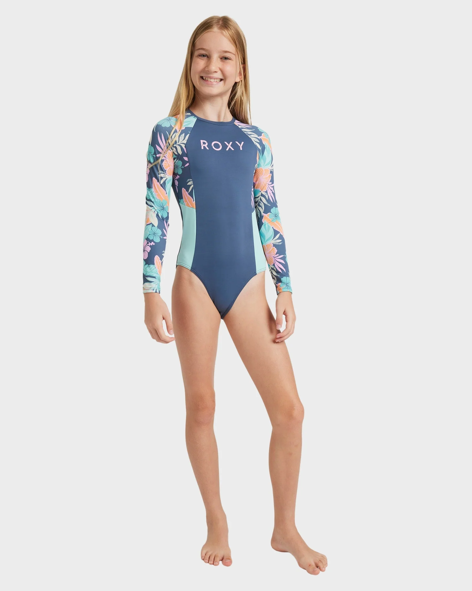 Girls 8-16 Active One Piece Rash Vest - Image 5