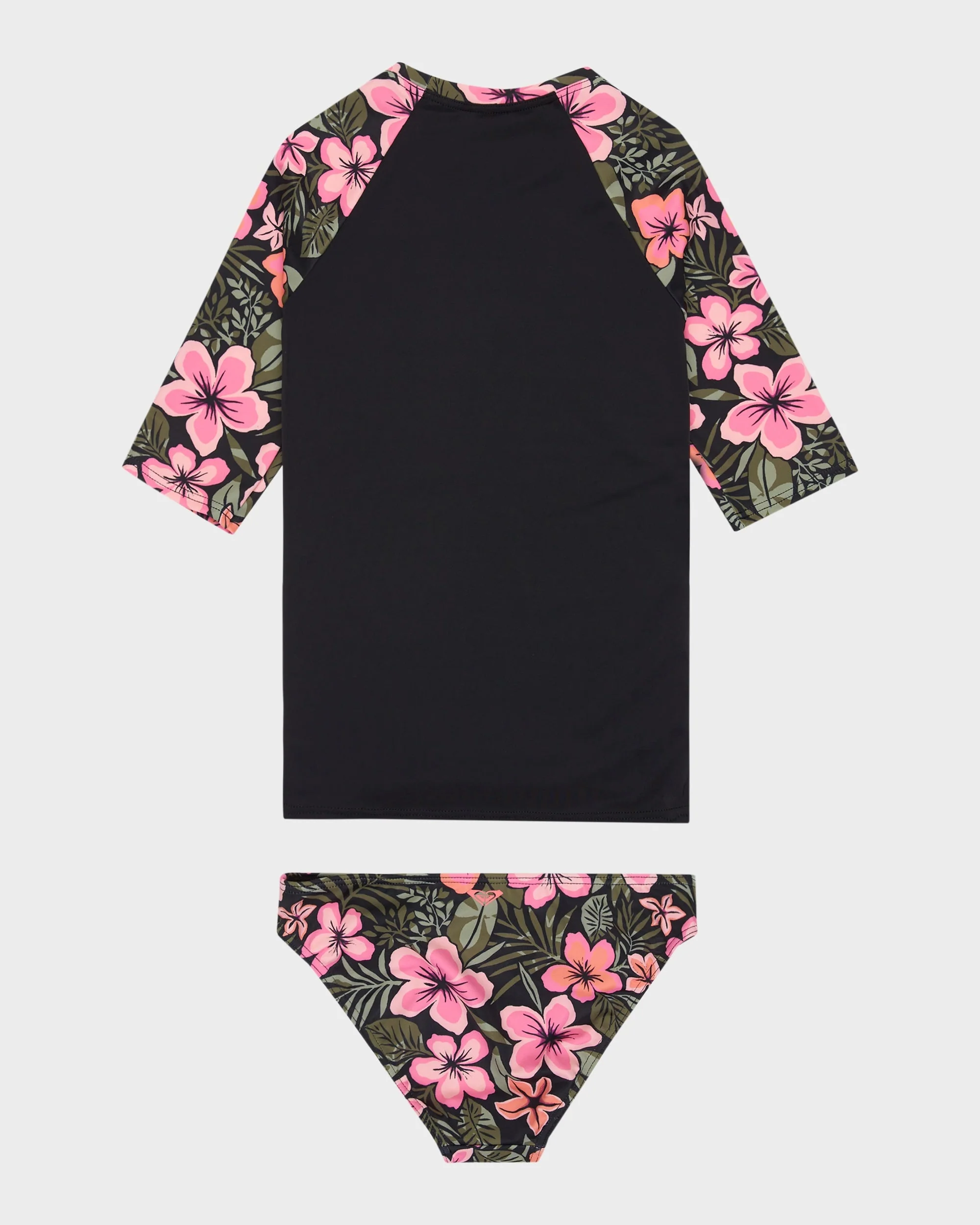 Girls 7-16 Active Floral Swim Set - Image 5