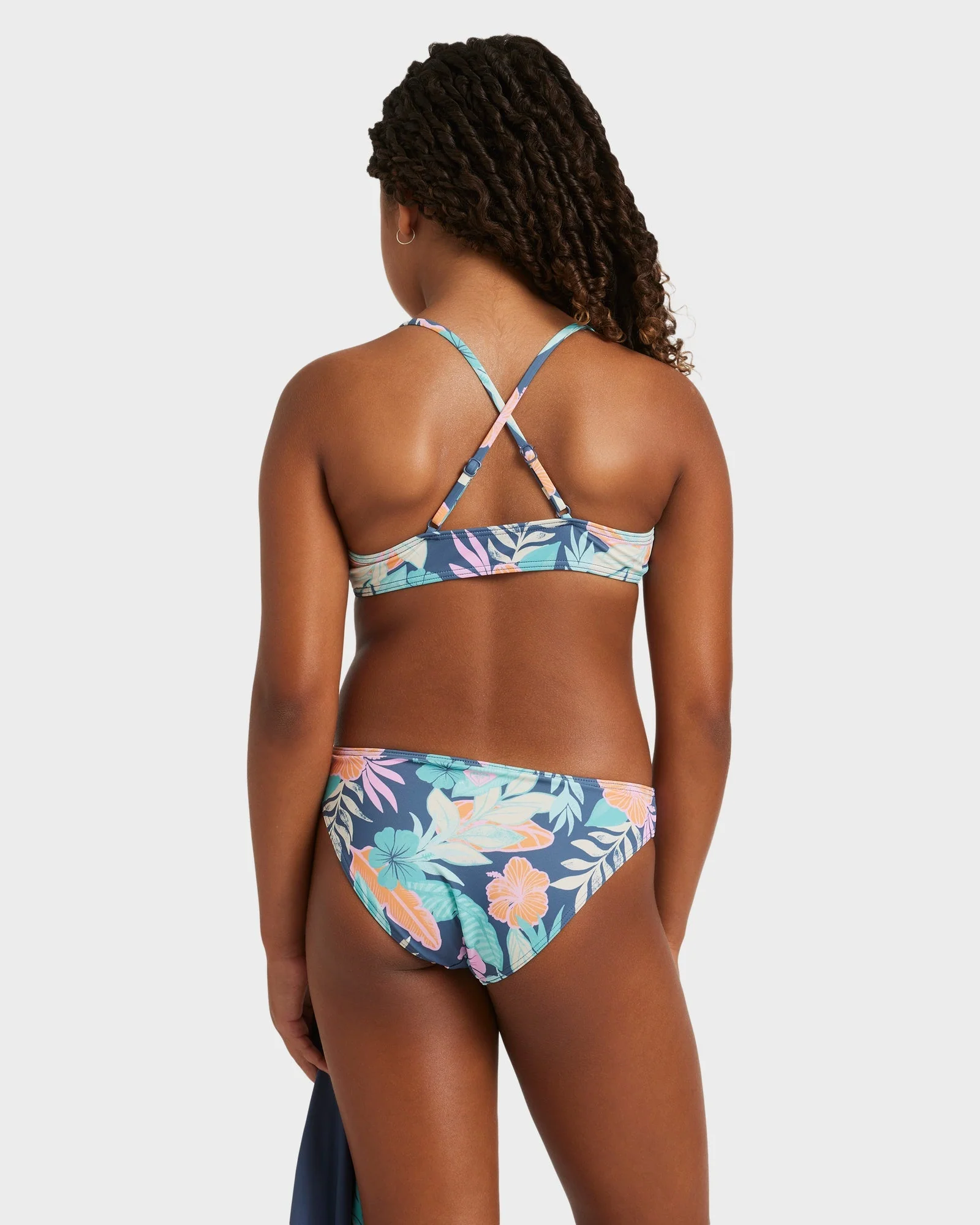 Girls 8-16 Active Two Piece Rash Vest - Image 3