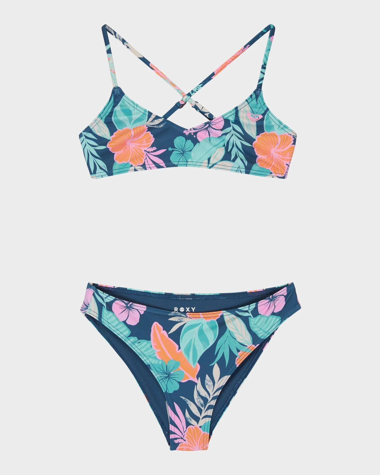 Girls 8-16 Active Two Piece Rash Vest - Image 4