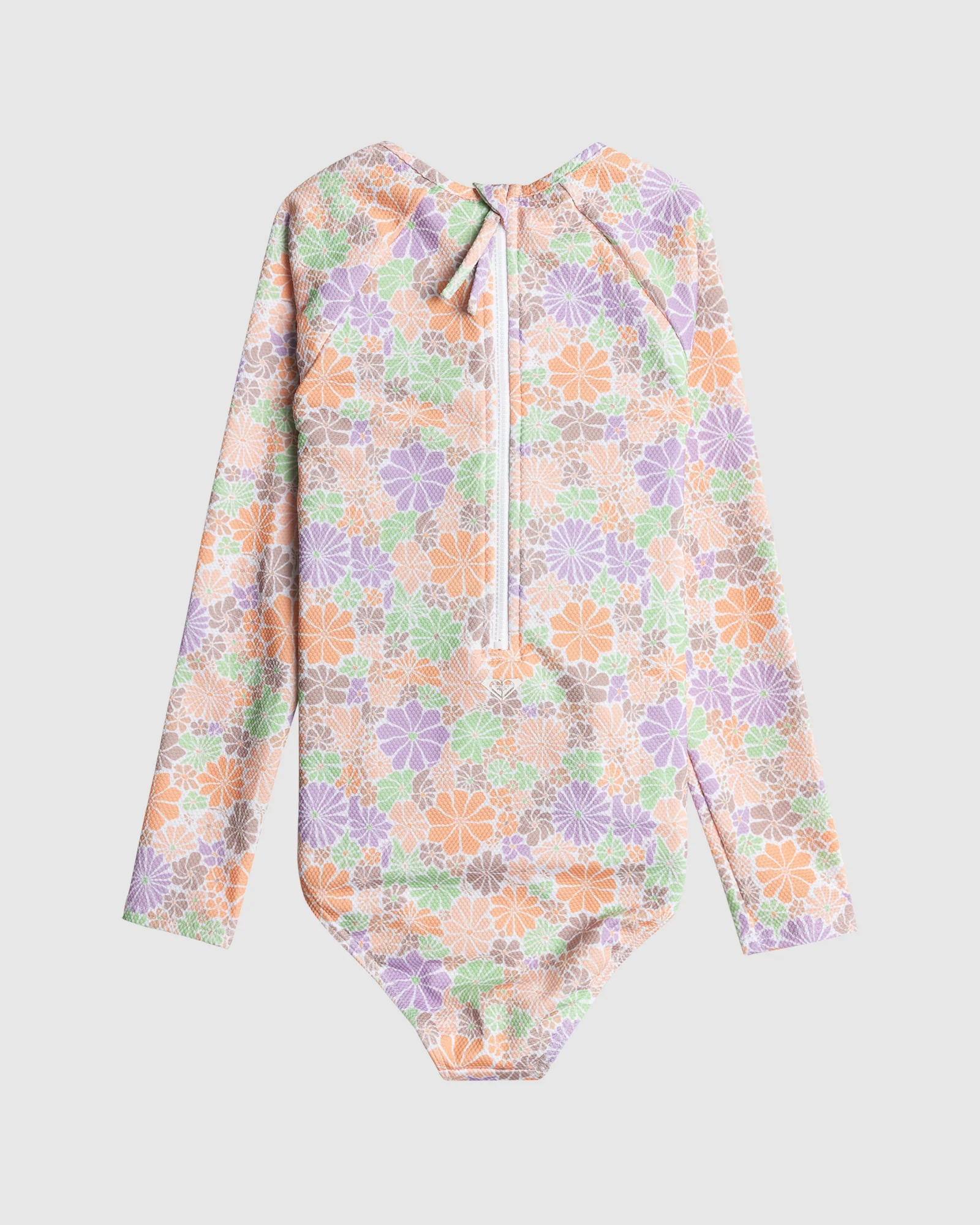 Girls 6-16 All About Sol Long Sleeve One-Piece Rash Vest - Image 2