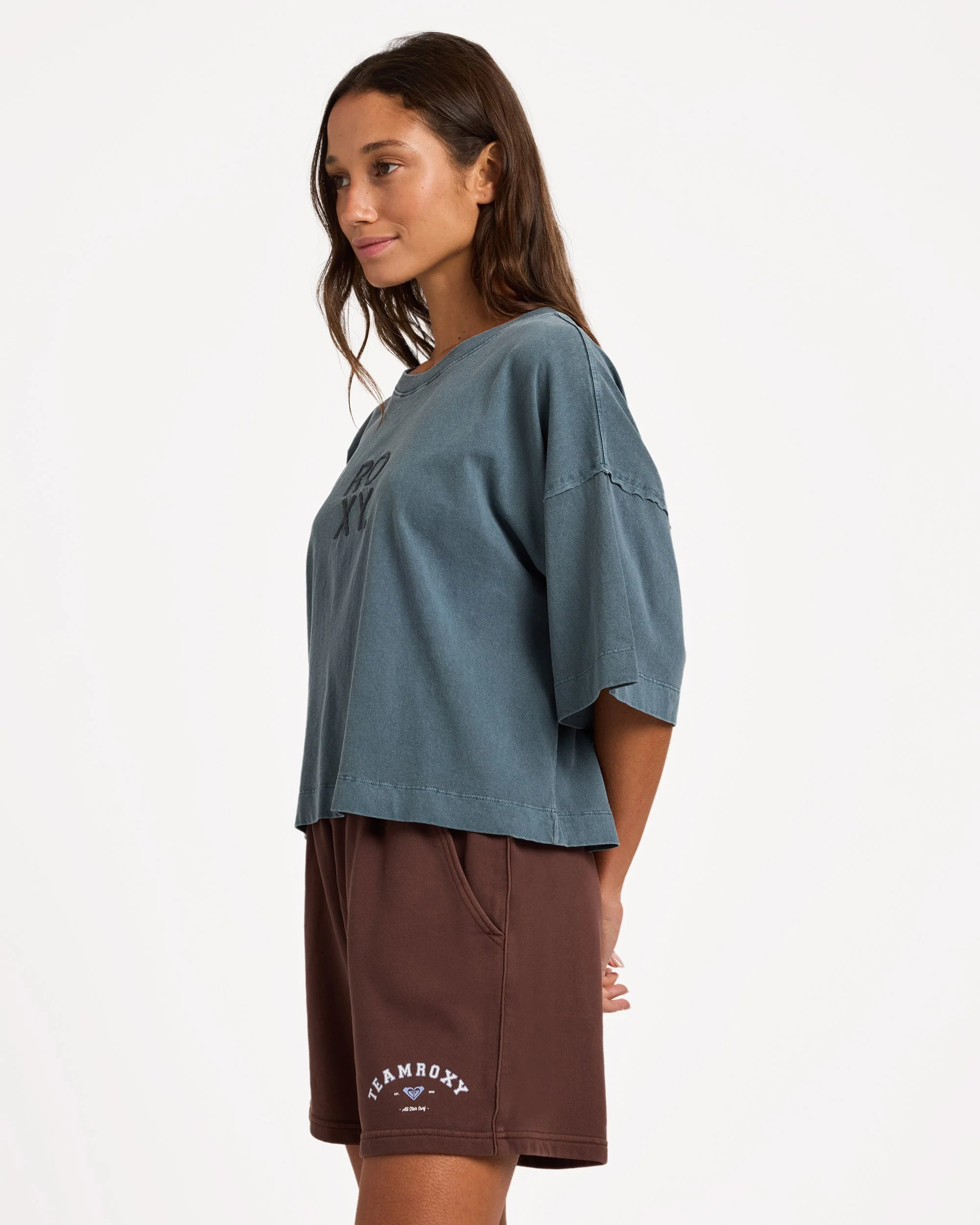 Womens All Day Elastic Waist Shorts - Image 4