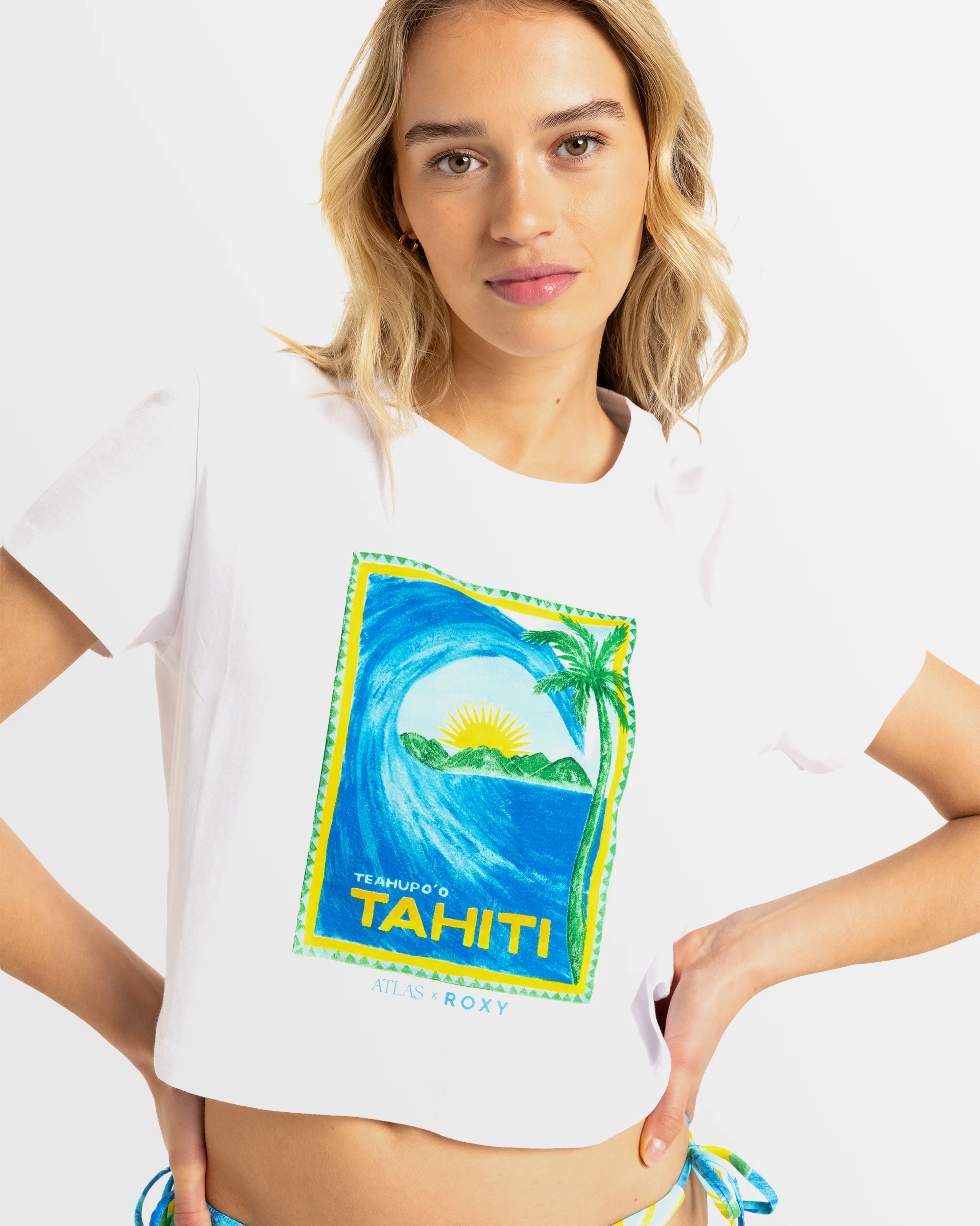 Womens Atlas Ocean Regular Crop T-Shirt - Image 2