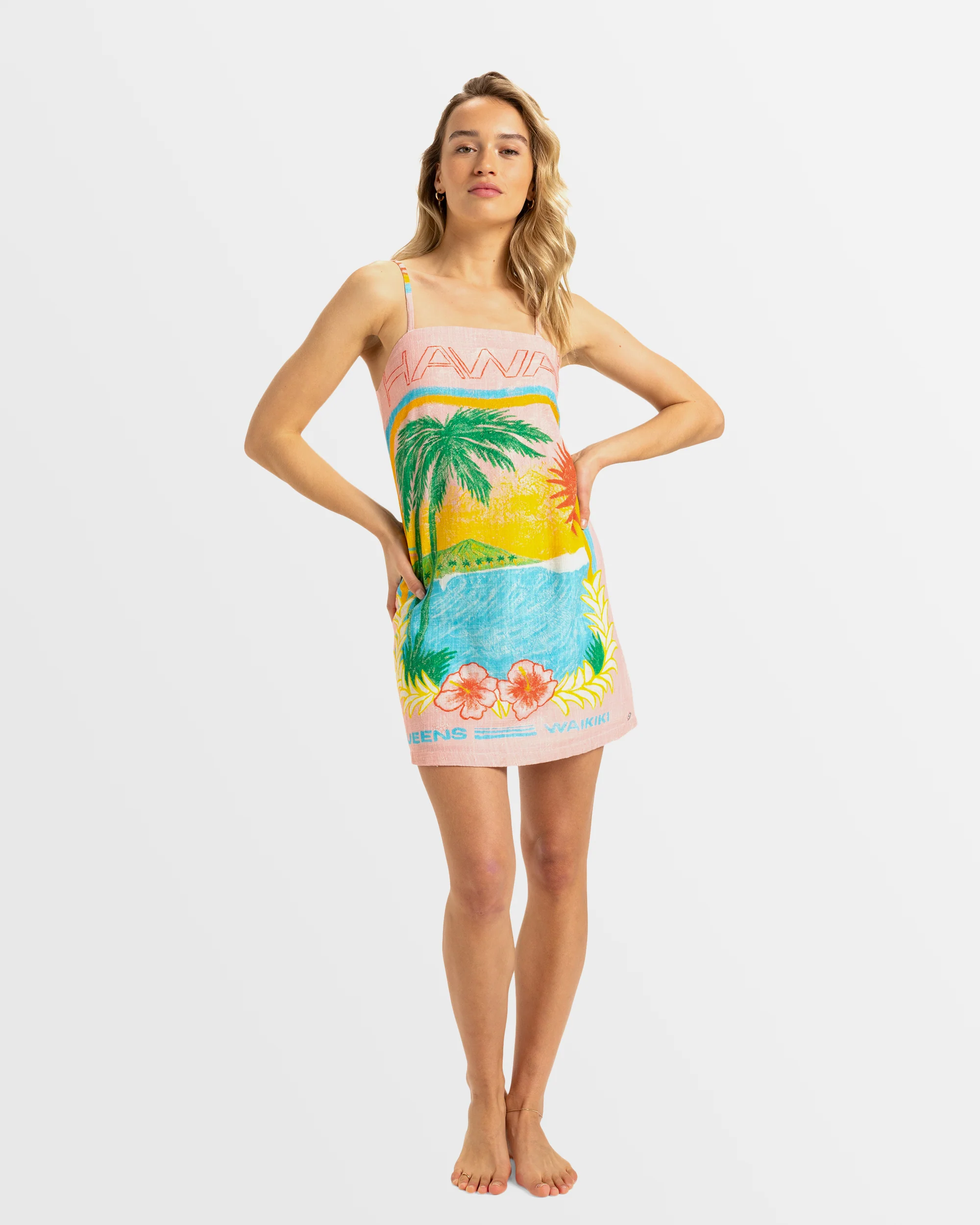 Womens Atlas Playa Blanca Mini Dress - Image 3