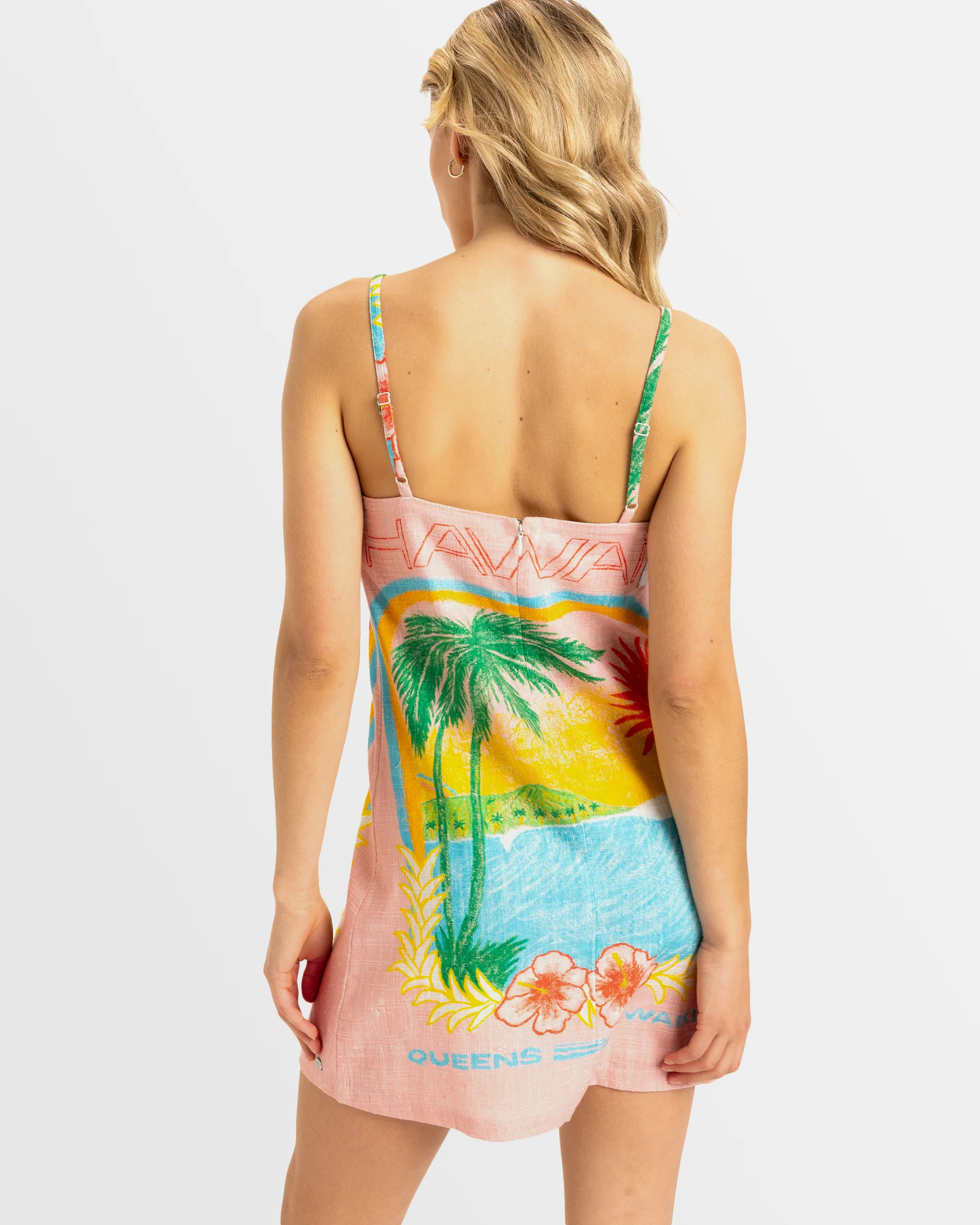 Womens Atlas Playa Blanca Mini Dress - Image 4