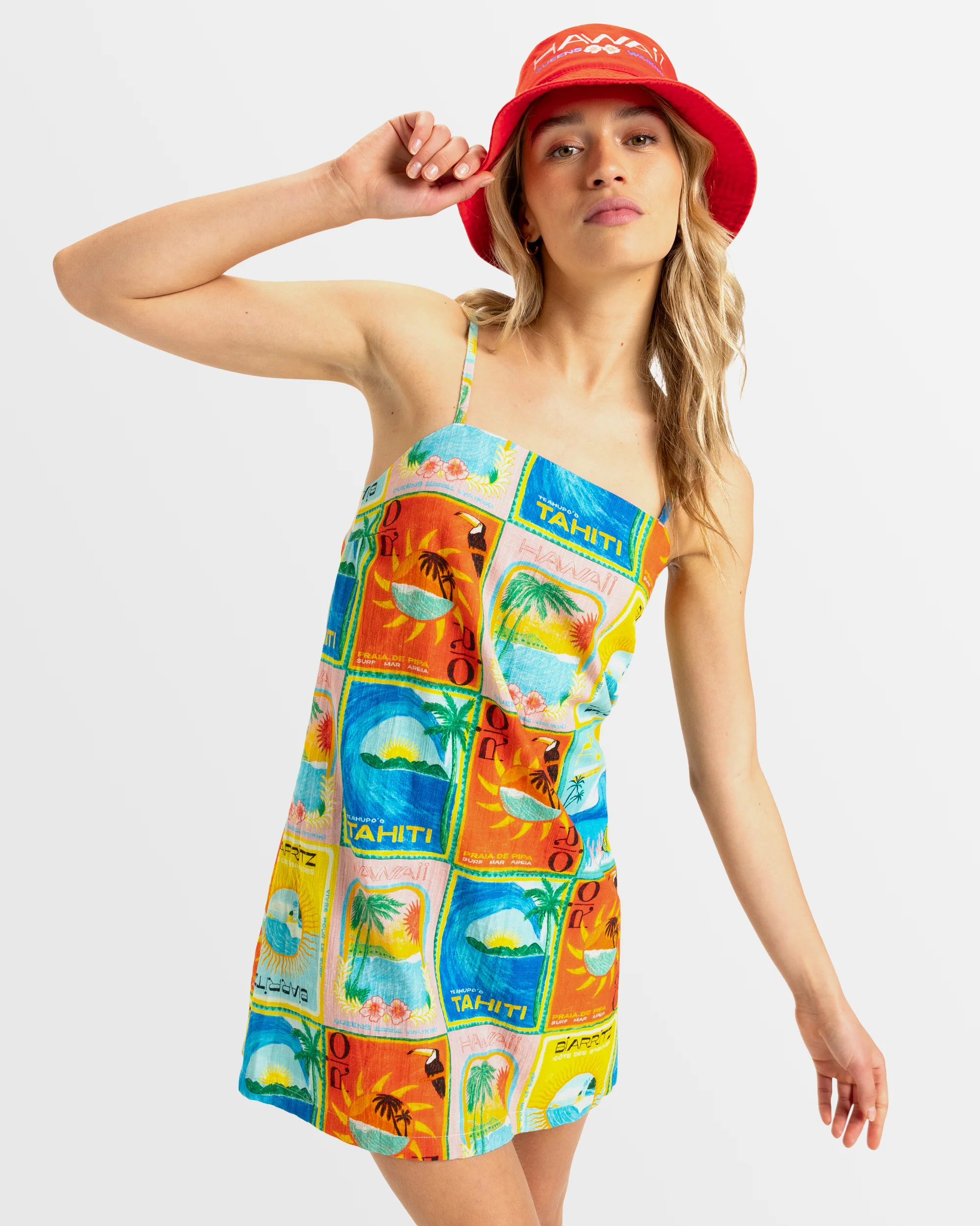 Womens Atlas Playa Blanca Mini Dress - Image 2