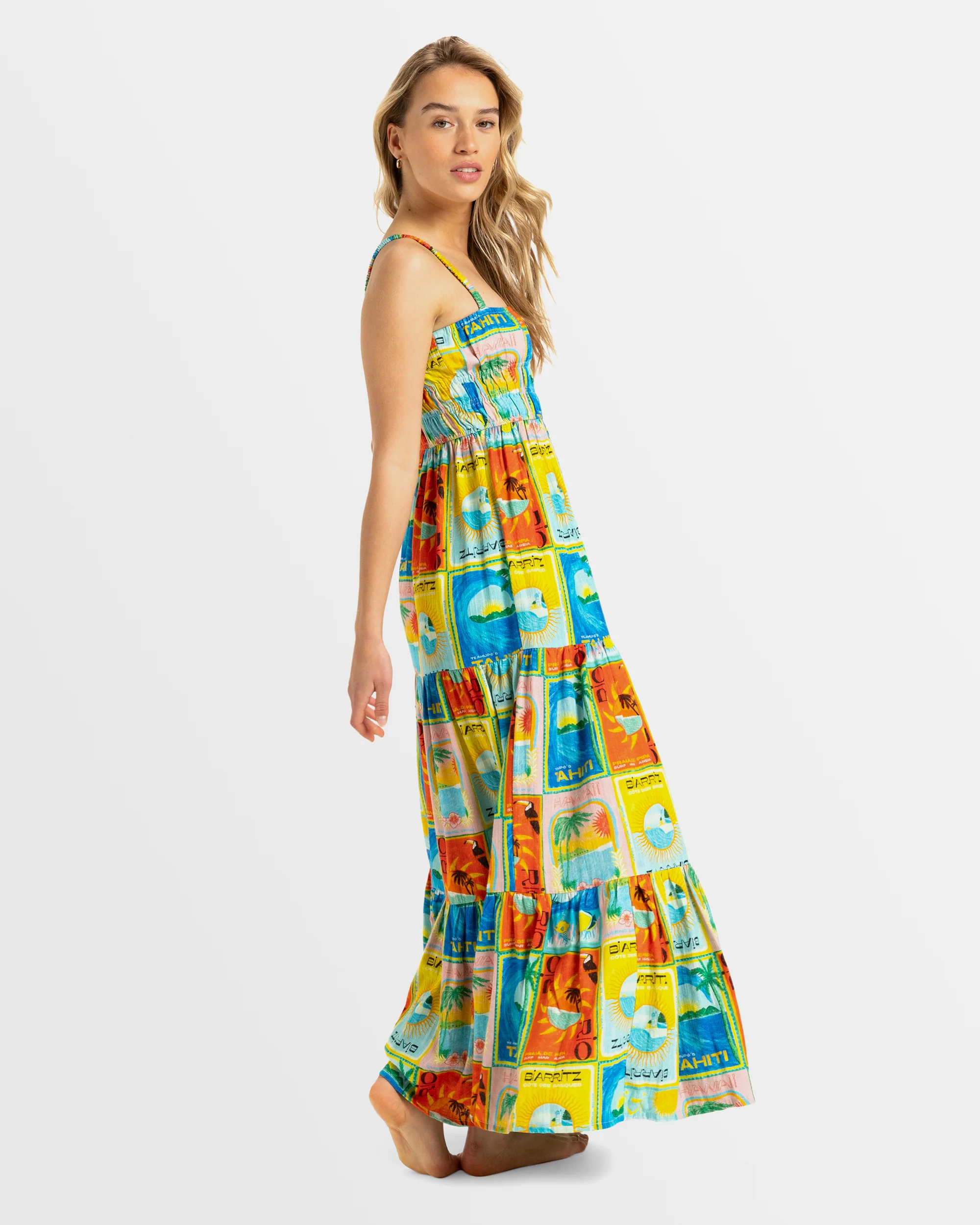 Womens Atlas Sunshine Coastline Maxi Dress - Image 3