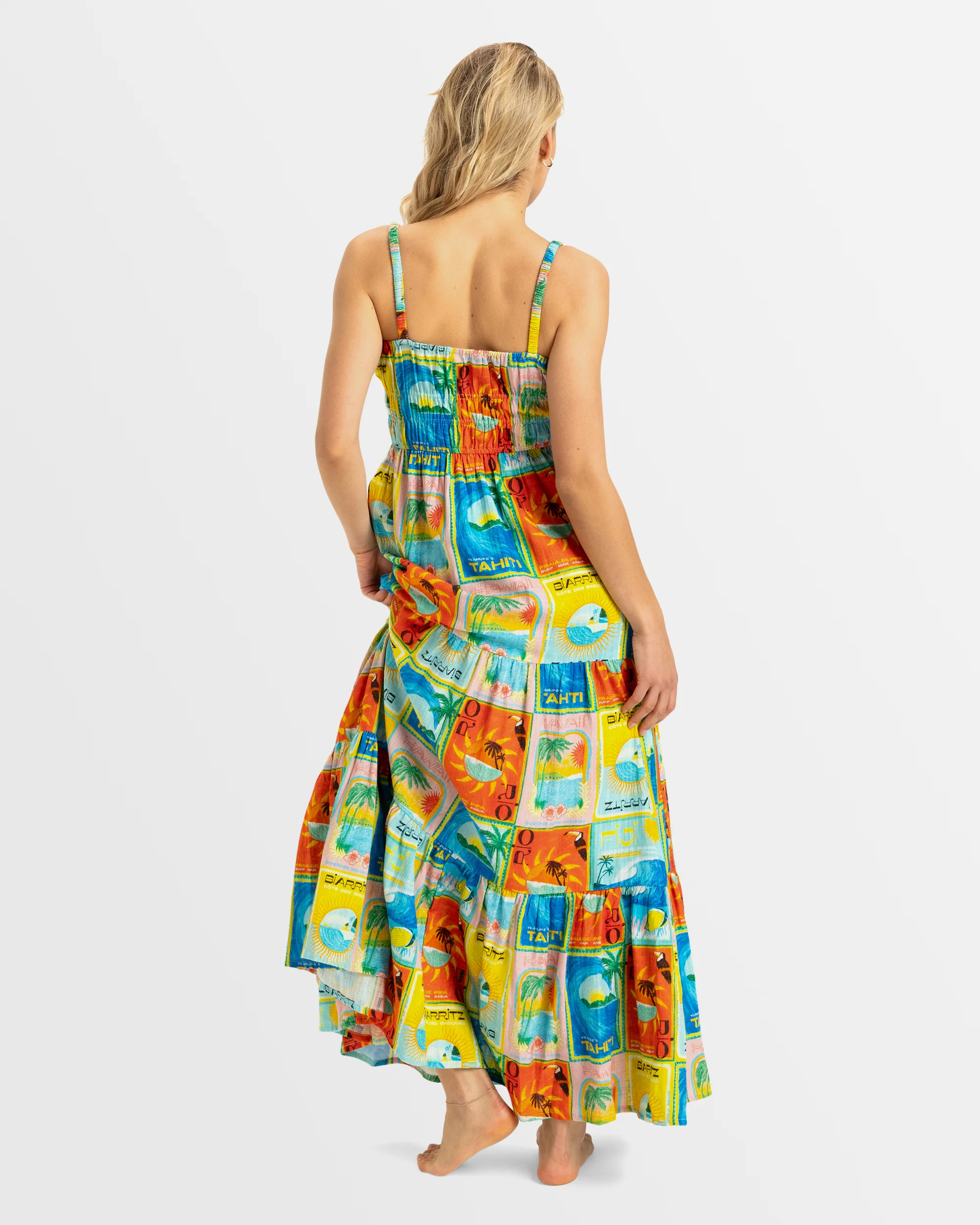 Womens Atlas Sunshine Coastline Maxi Dress - Image 5